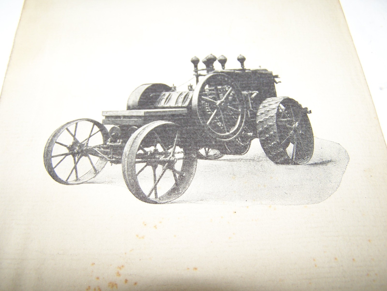 1919 TRACTOR OPERATING BOOK DIRECTORY Catalog Hit Miss Engine Magneto Oiler