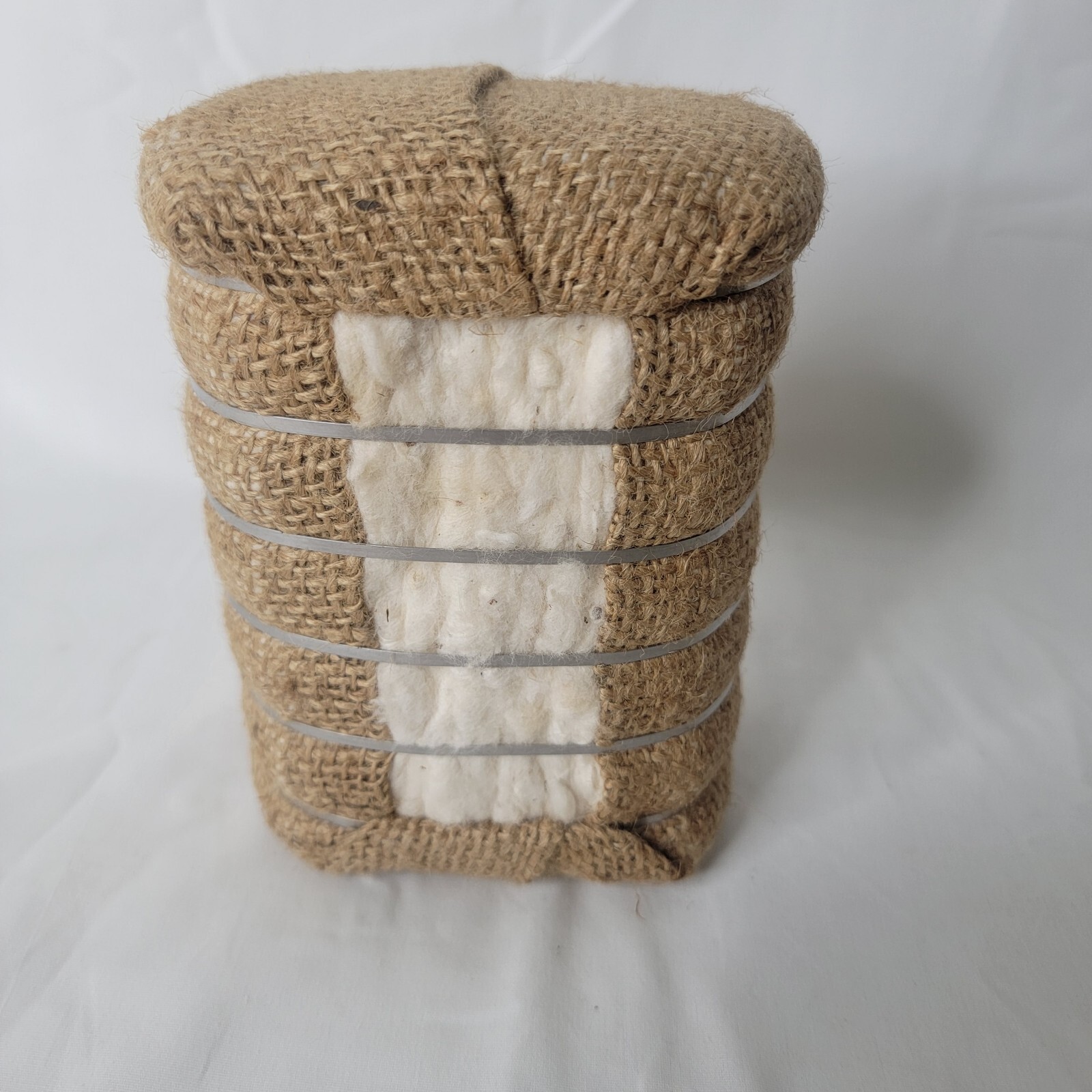 Vintage Miniature Cotton Bale Souvenir
