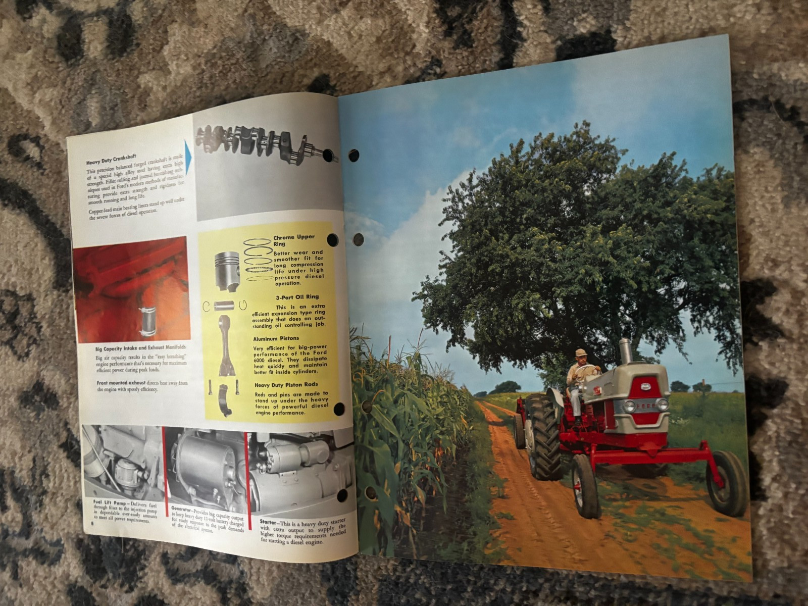 Ford 6000 Tractor For 1961 Brochure DCPA26