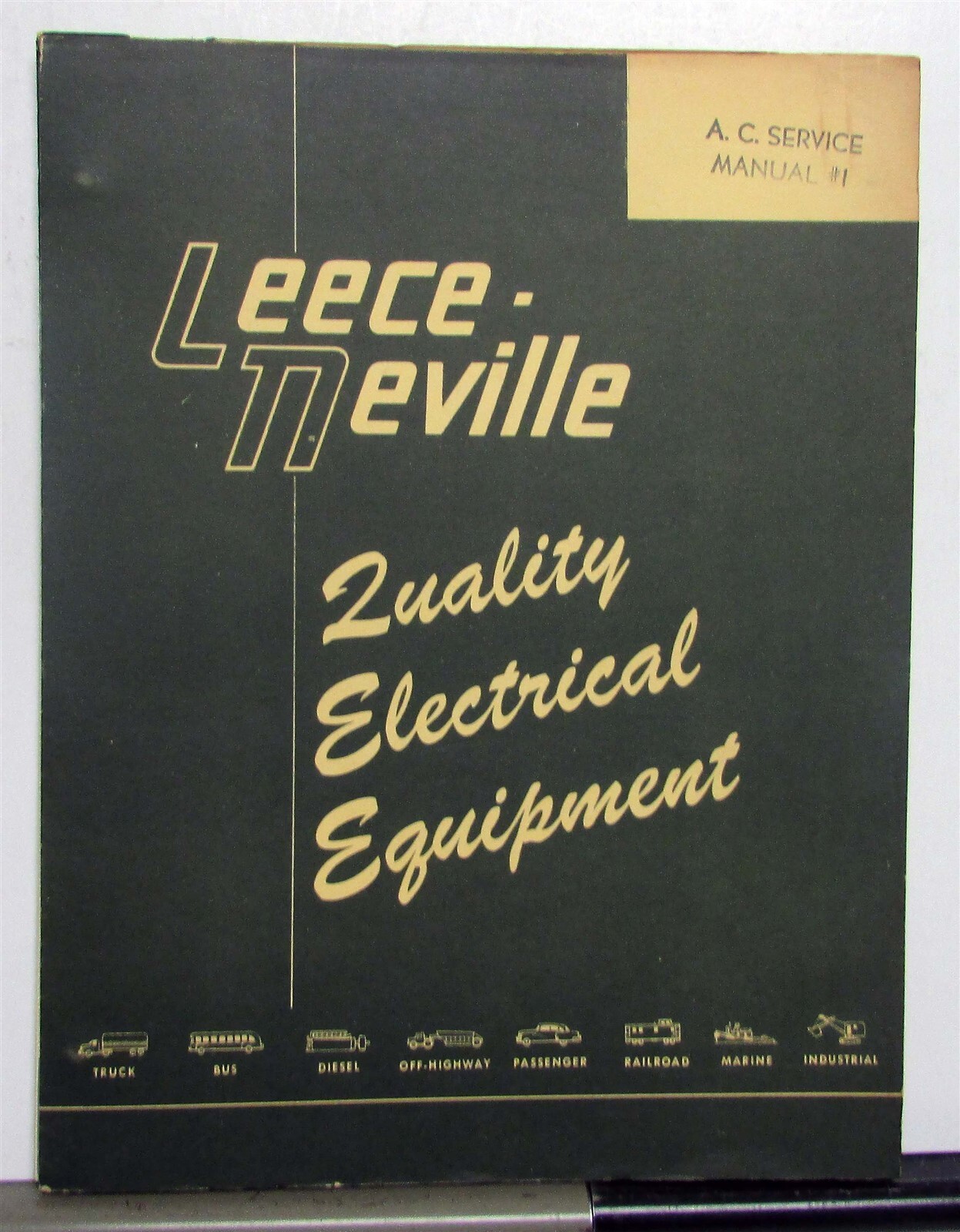 1953 Leece-Neville Electrical Parts List Diagrams A.C. Service Manual