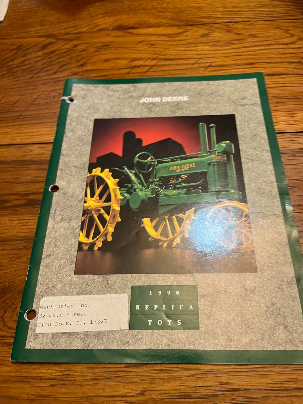 John Deere Ertl Toys For 1990 Brochure FCCA