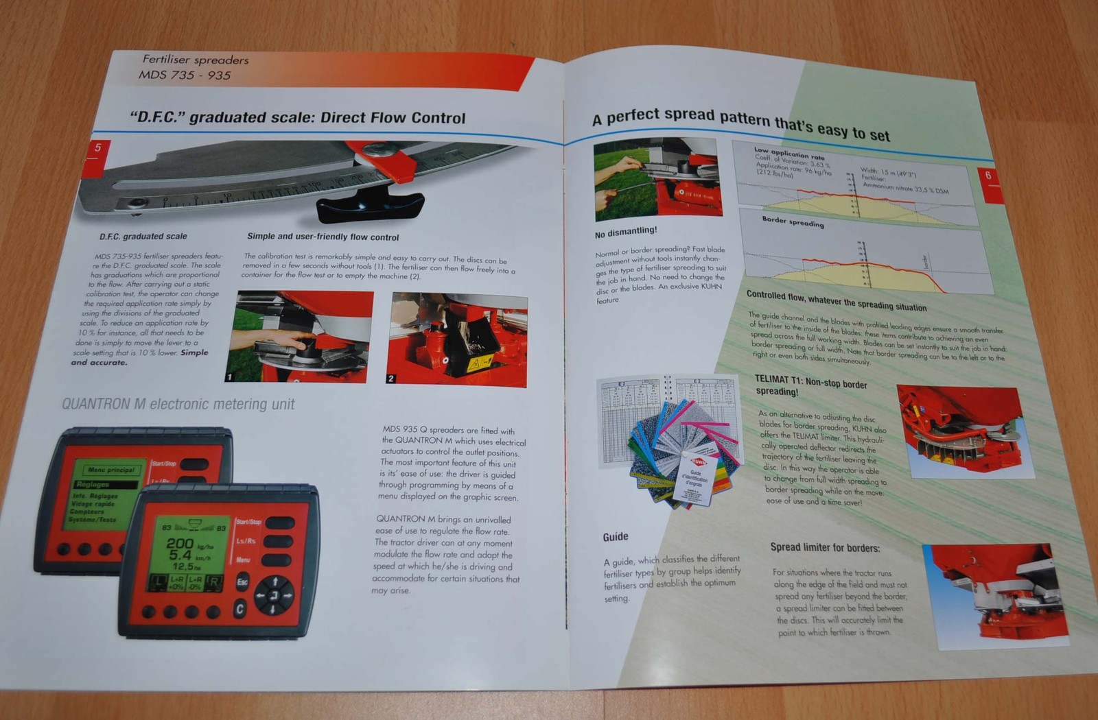 Kuhn Fertilizer spreaders MDS Agricultural Machinery Brochure Prospekt