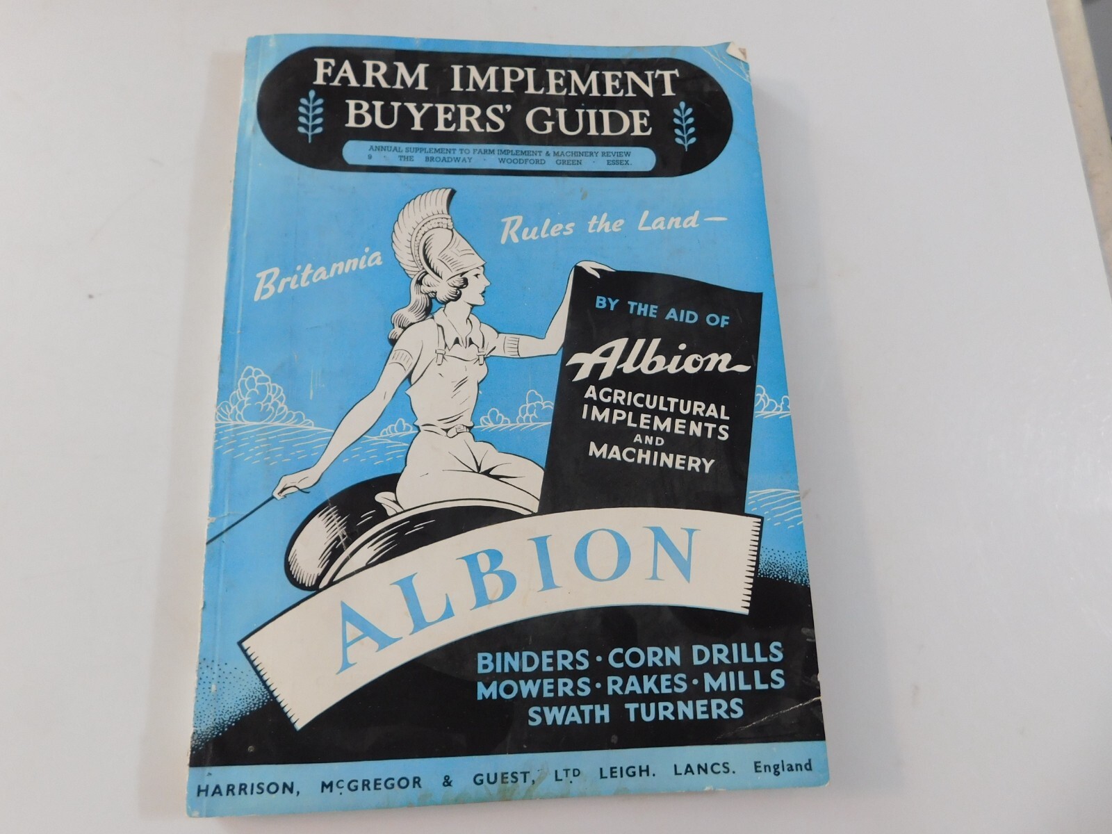1950 FARM IMPLEMENT BUYER&rsquo;S GUIDE AGRICULTURAL MOWERS RAKES SWATHERS CORN DRILL