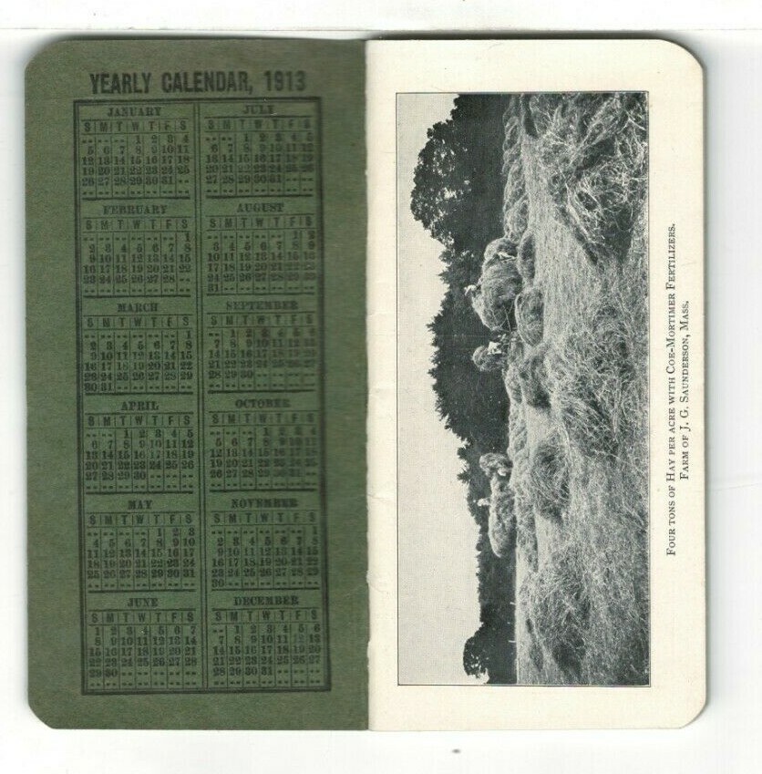1913 Ad Booklet: Coe Mortimer Company, NY Fertilizers – 64 Pages – 5.5” x 2.7”