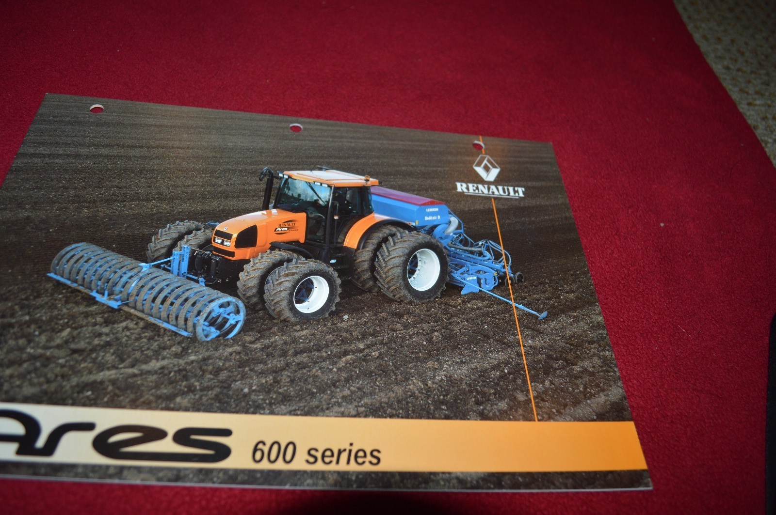Renault Ares 600 Series Tractor Dealers Brochure GDSD2