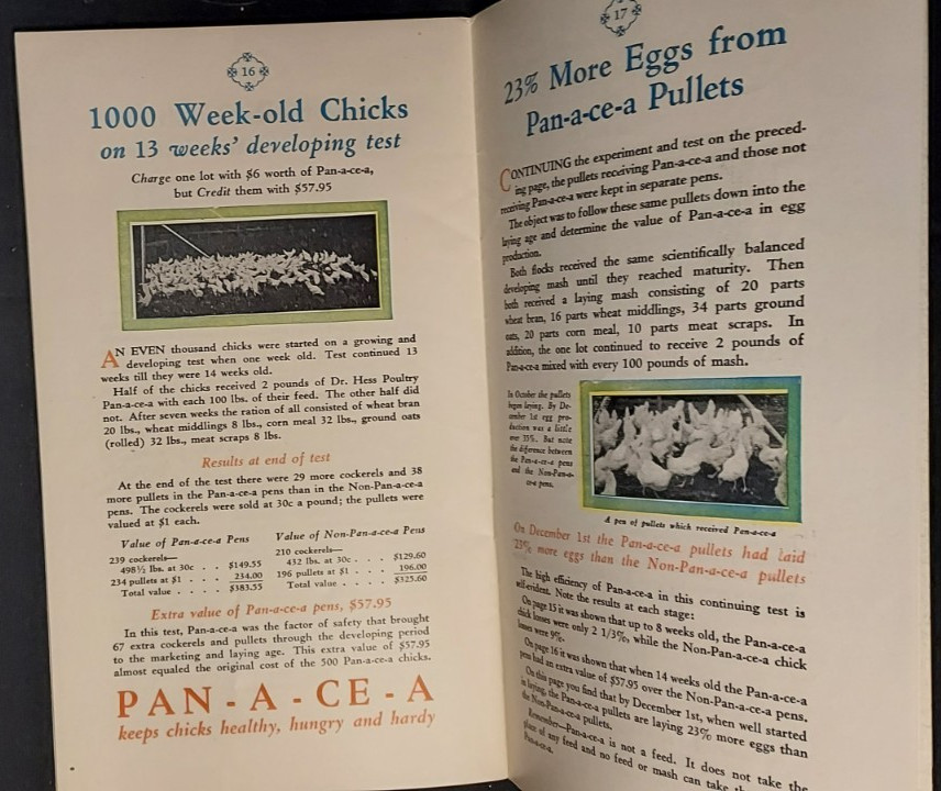 1928 Dr Hess Products Catalog Hess Clark Ashland OH Veterinary Farm Animals