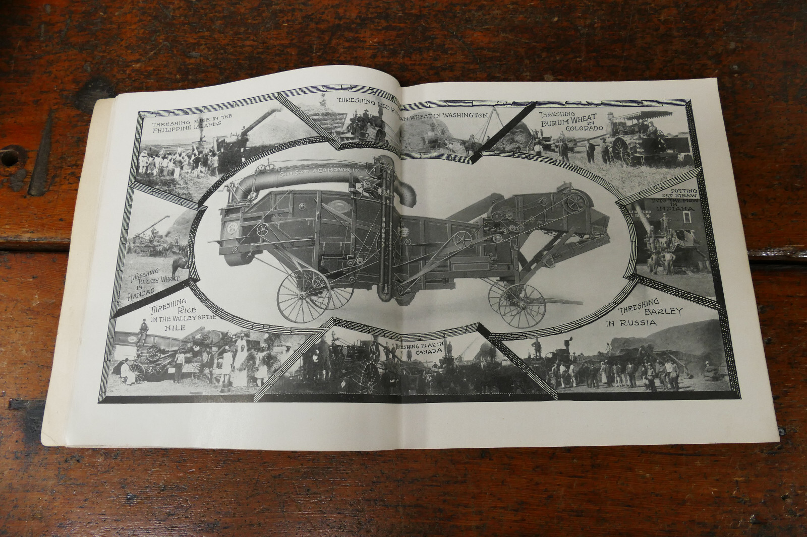 RARE Antique Original 1908 Gaar Scott & Co Tiger Threshing Line Tractor Catalog