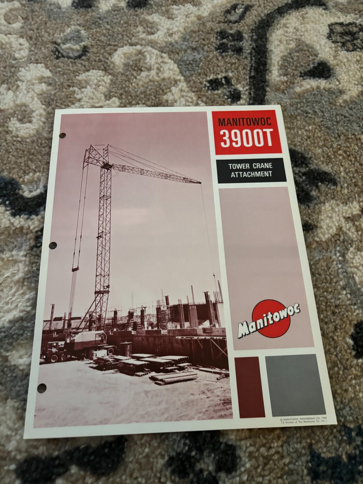 Manitowoc 3900T Tower Crane Attachment Brochure FCCA