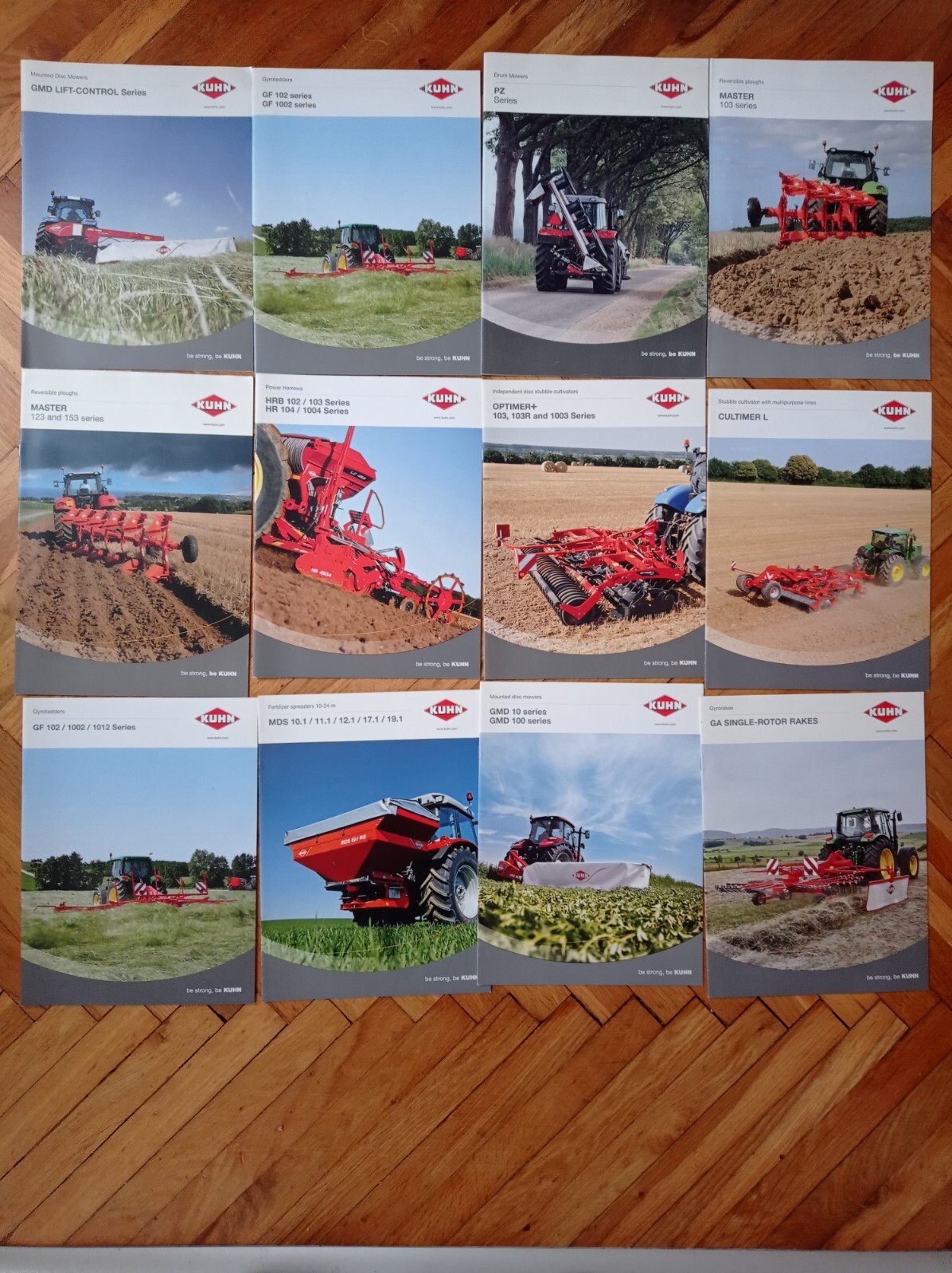 KUHN catalog brochure tractor compact mowers ploughs lot