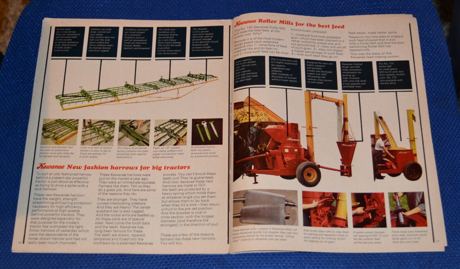 Vintage 1950&rsquo;s Kewanee Disks, Mulchers, Harrows Tillage Savers Brochure