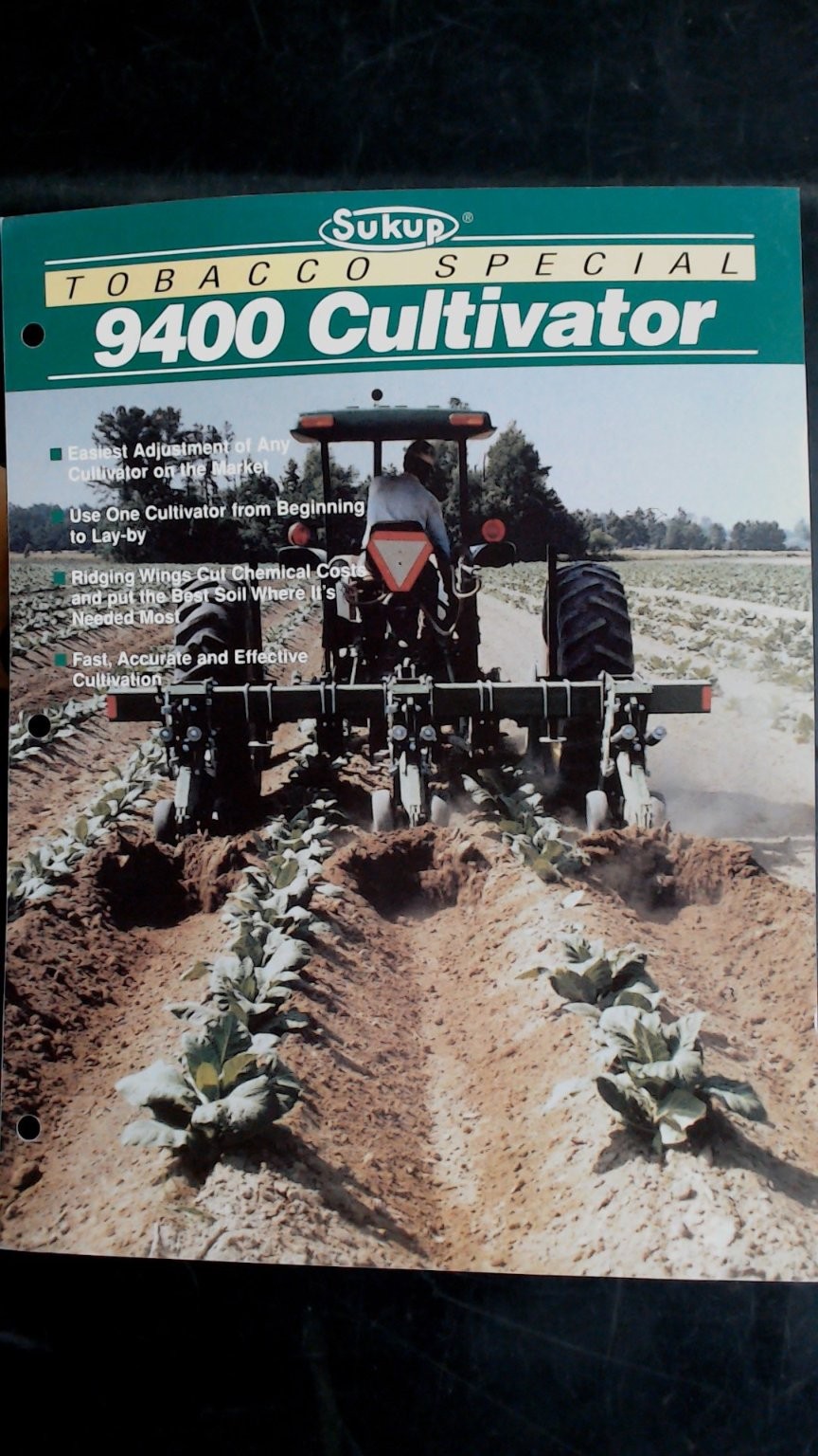 Sukup 9400 Cultivator Tobacco Special Brochure Vintage Agriculture