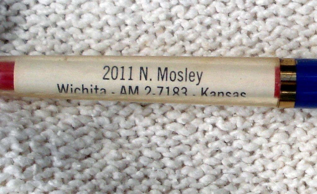 Stucky Feeders Supply Wichita KS Better Feed Vtg Click Pen Promo Advertising