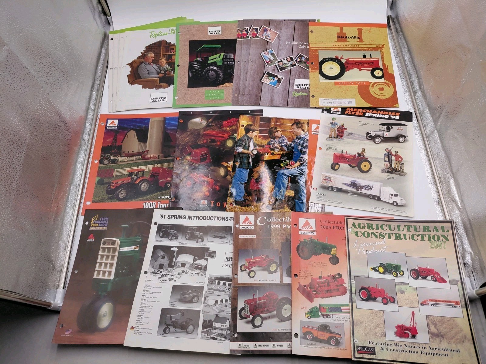 Lot Of 18 Vintage Ertl & Speccast Farm Toys Advertising Brochures 1990s & 2000s
