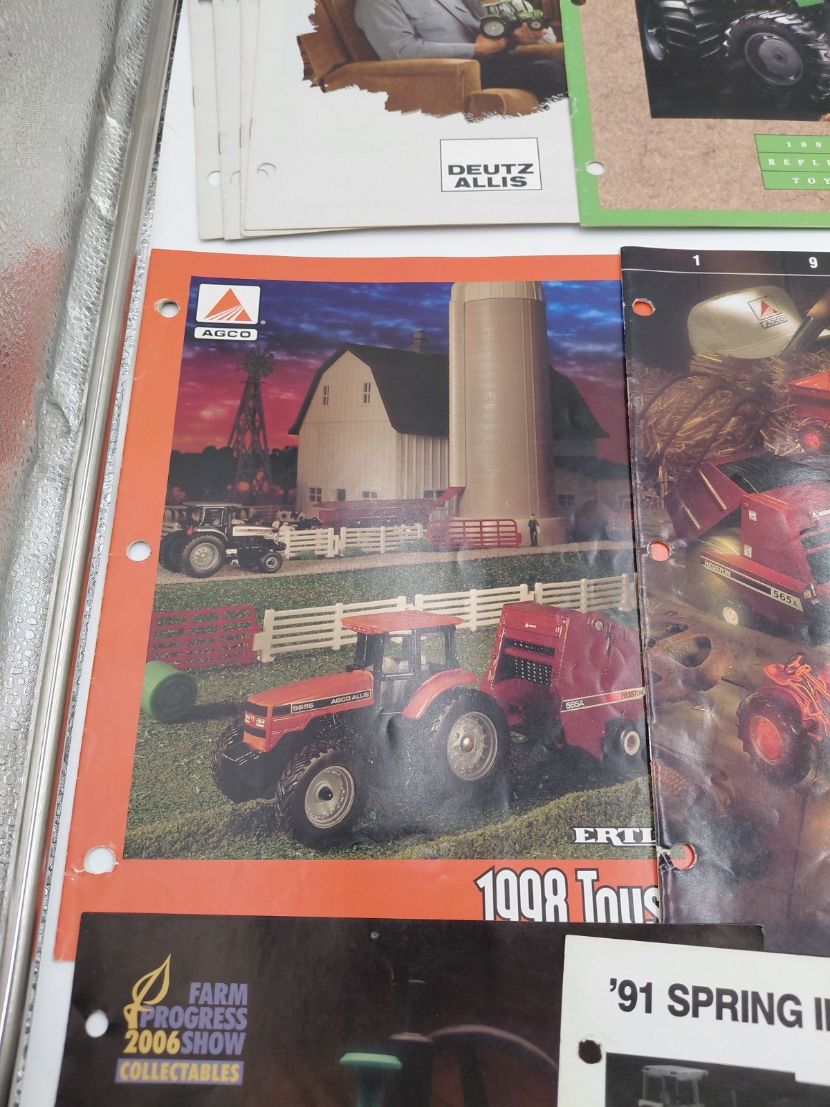 Lot Of 18 Vintage Ertl & Speccast Farm Toys Advertising Brochures 1990s & 2000s