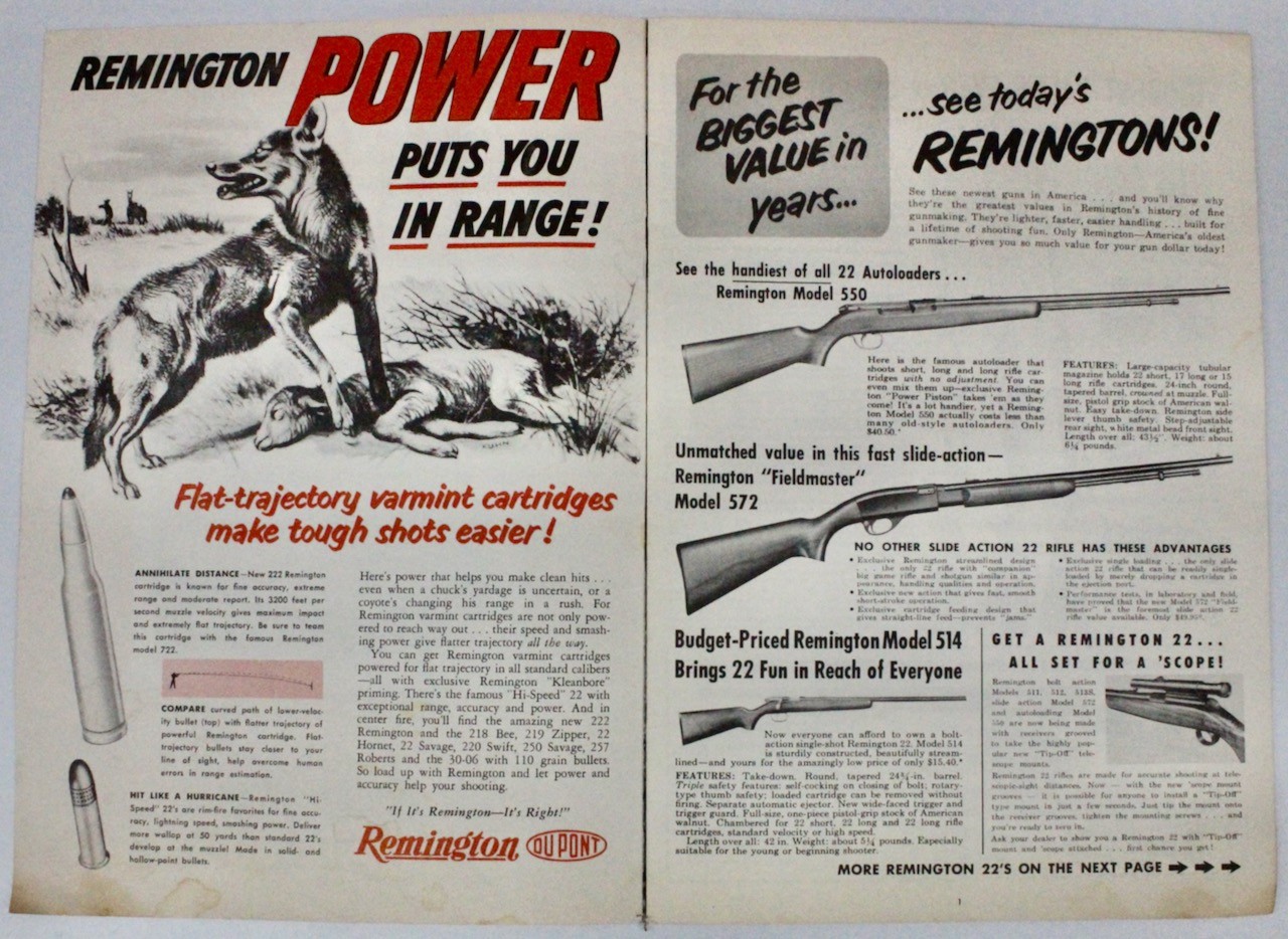 Original 1948 Remington Sporting Firearms Ammunition Traps and Targets Catalog