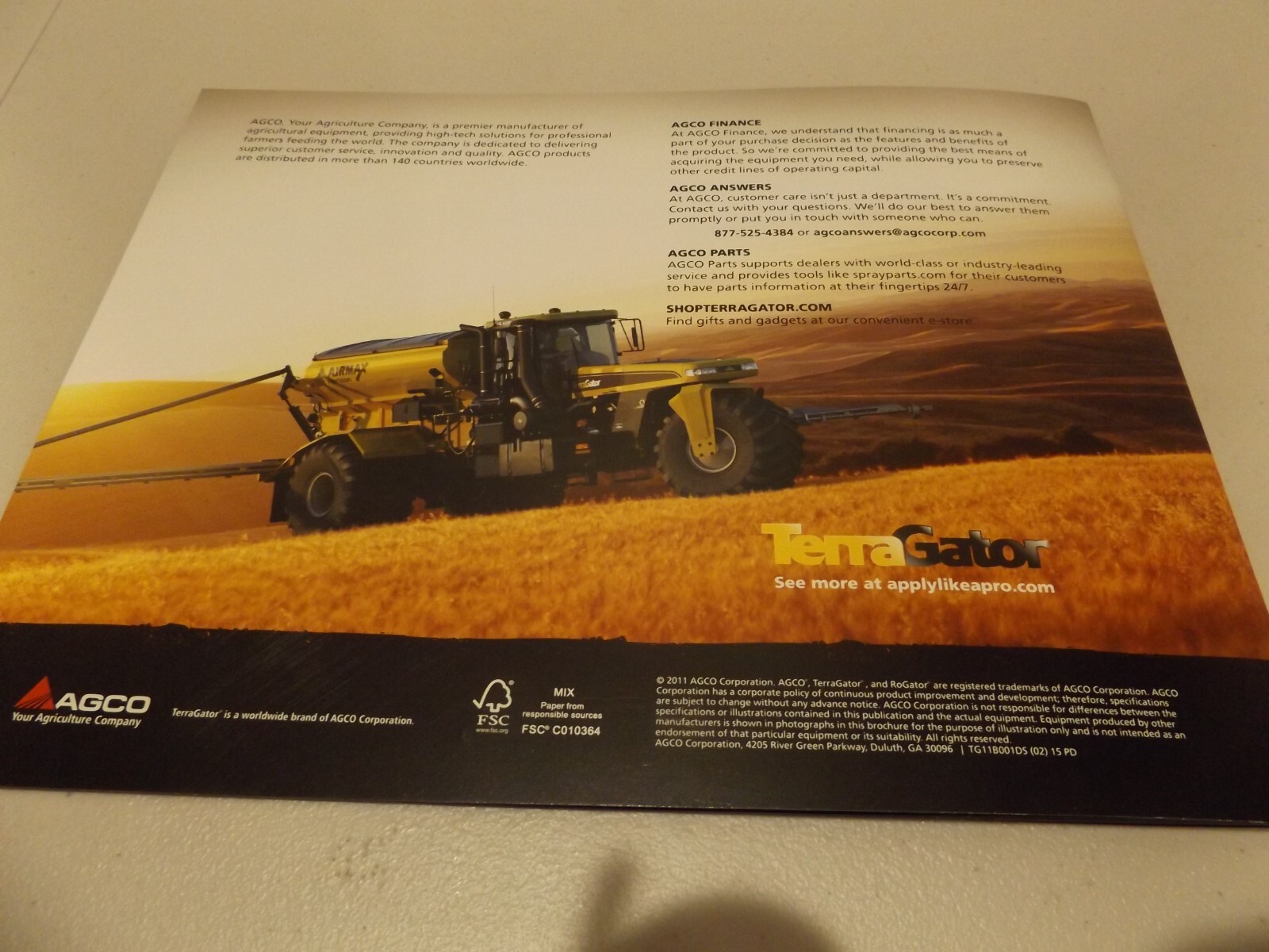 TERGATOR MODELS TG 7300, TG 8300, LIT # TG11B001DS (02) 15 PD 2011