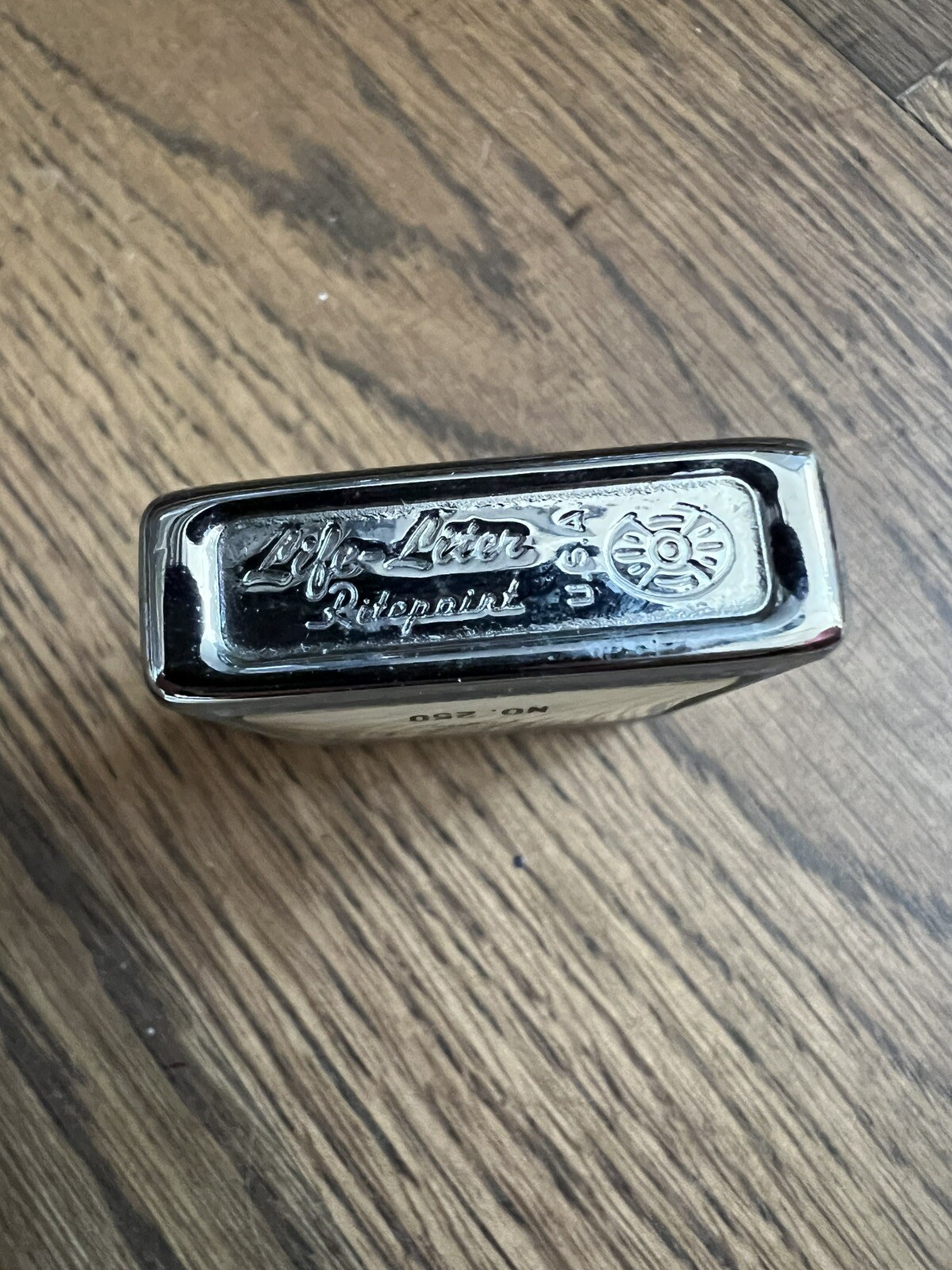 Vintage « Ammo Phos  » OLIN « Life-Liter » Cigarette LIGHTER SS