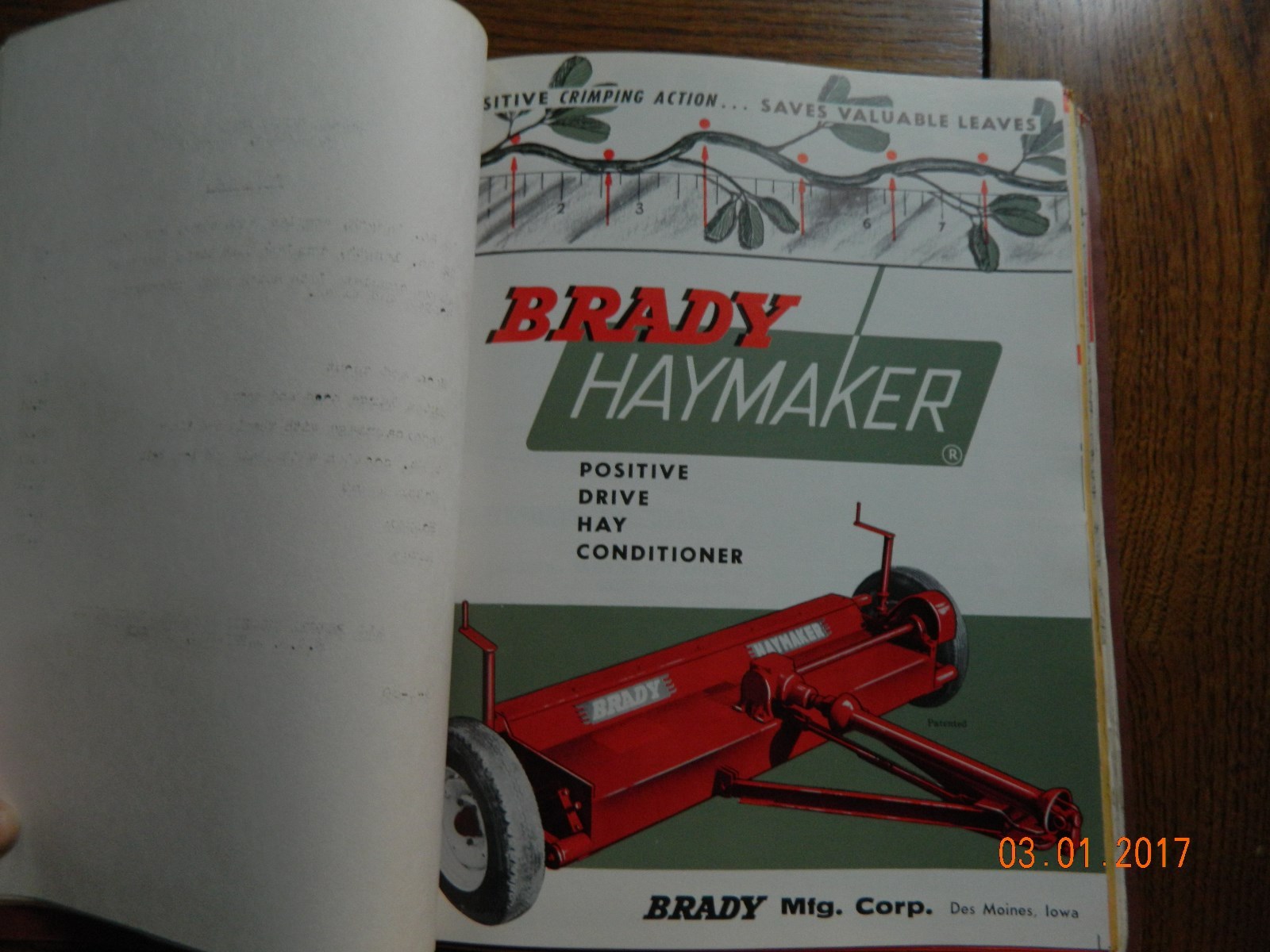 DECKER MFG.CO JANESVILLE,WIS 1950&rsquo;S FARM IMPLEMENT BROCHURES AND PRICE LIST