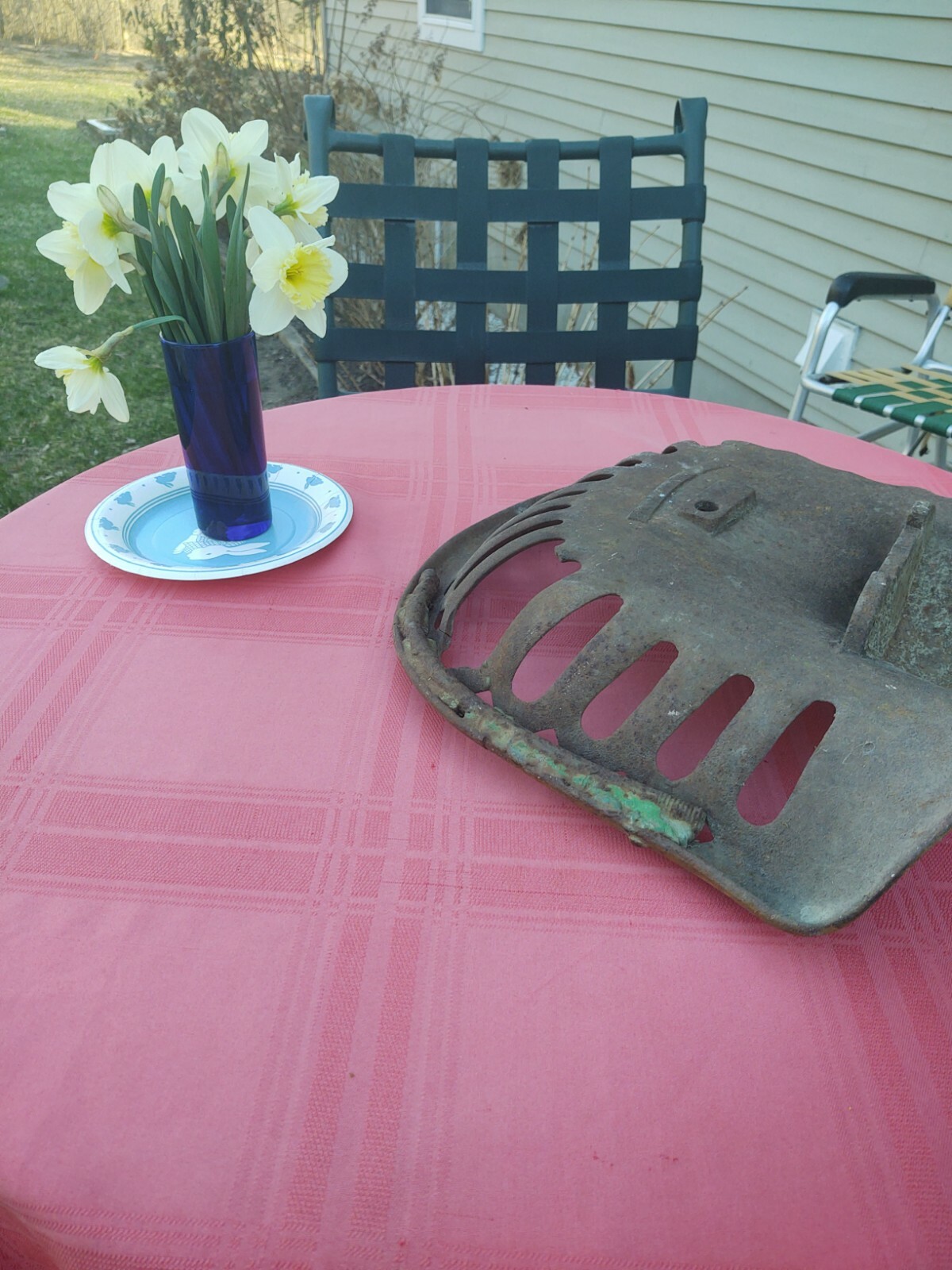 Vintage RARE Old Tractor Seat