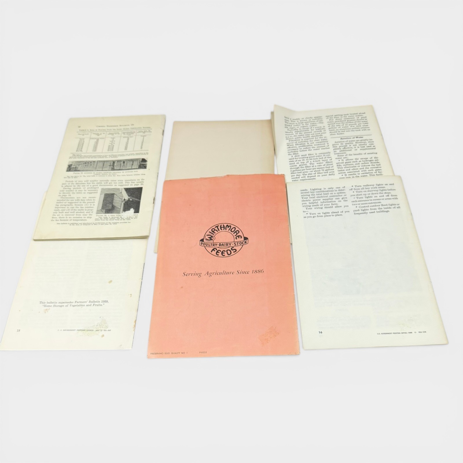 Vintage Farm Pamphlet 31 Agricultural Bulletins Homesteading Livestock 30s-70s