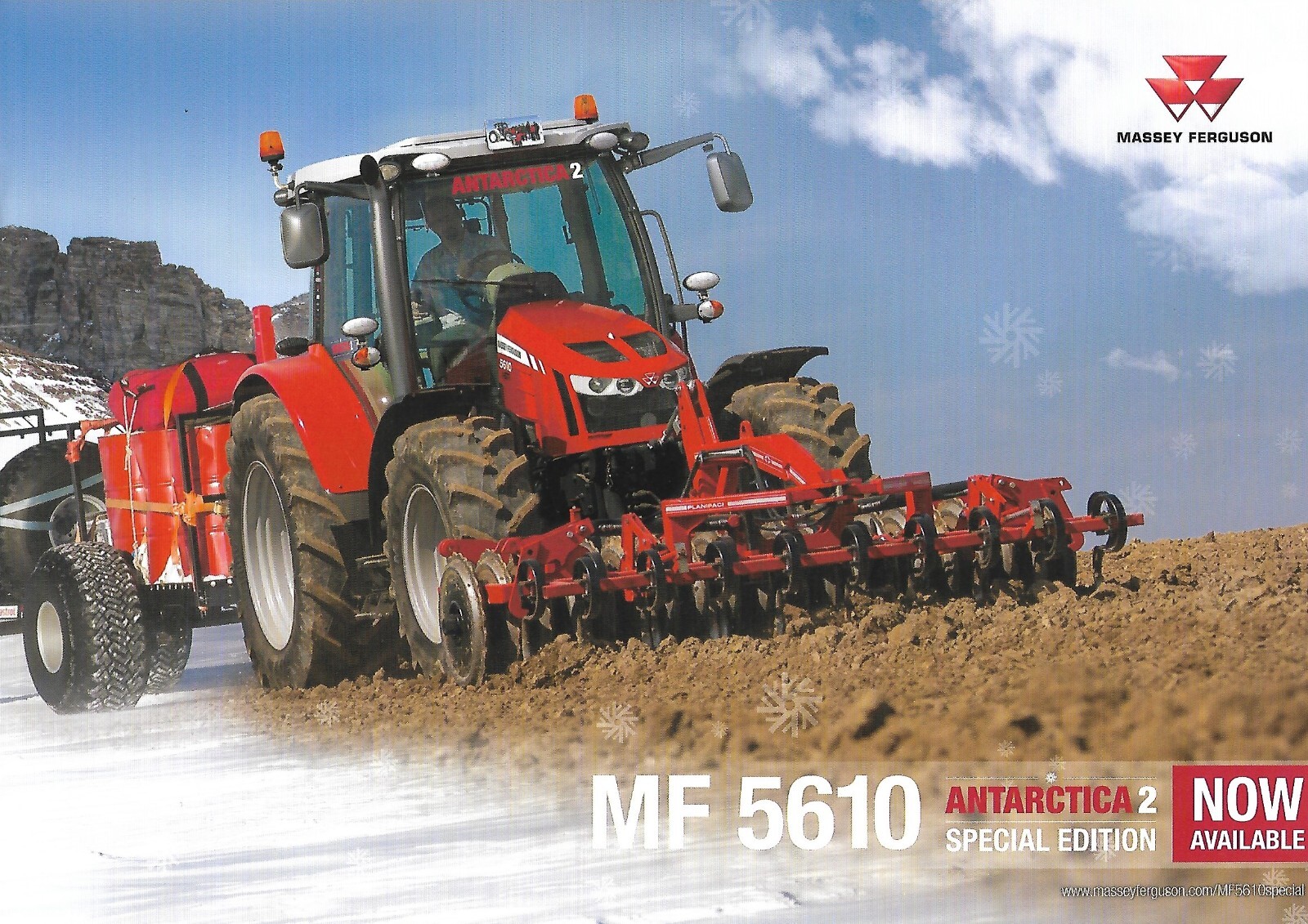 Farm Tractor Brochure – Massey Ferguson – MF 5610 Antarctica 2 – 2015 (F8488)