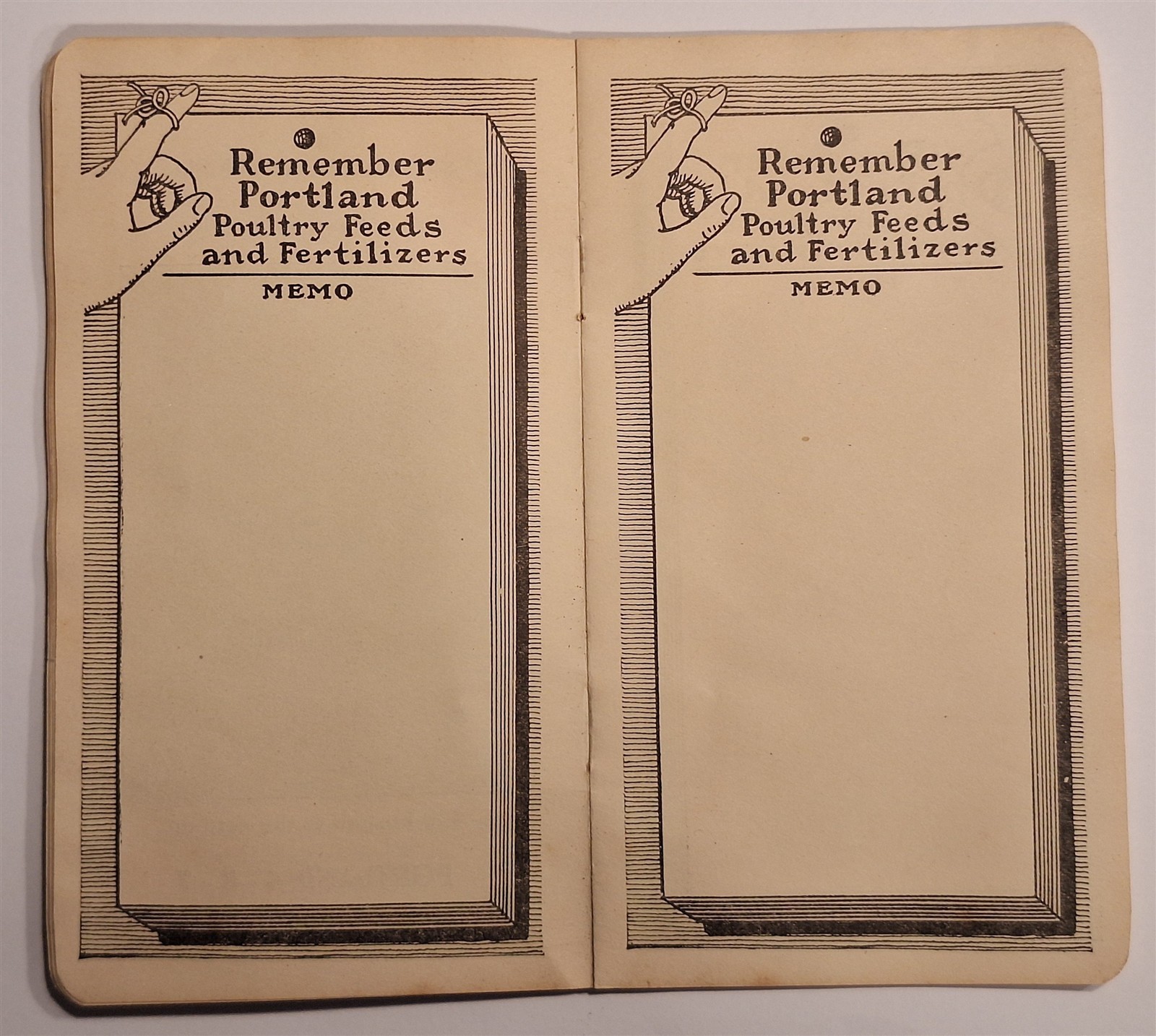 Antique Portland Organic Fertilizer Booklet Calendar 1922–1923 Maine Advertising