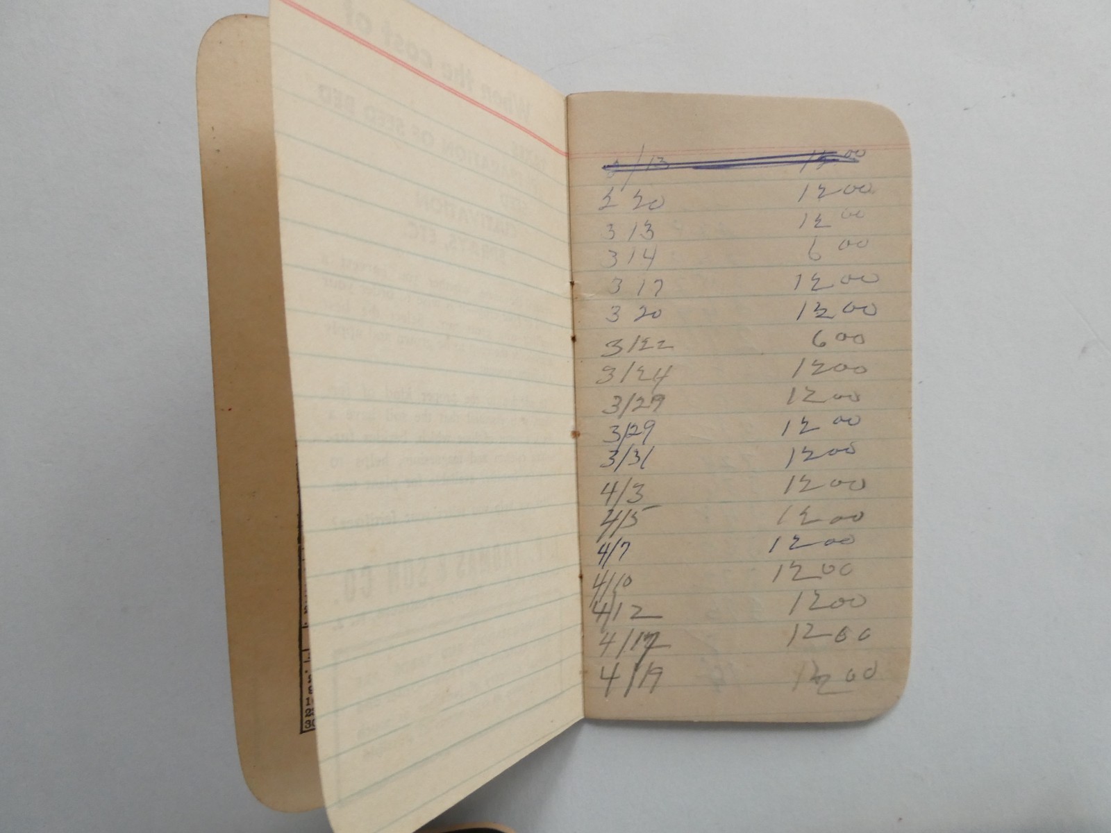 I.P.T. Fertilizer 4 1946 I.P. Thomas & Sons New Jersey Advertising Notebook