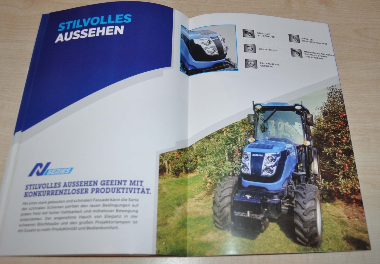 Solis Model Rande DE Tractor Brochure Prospekt India
