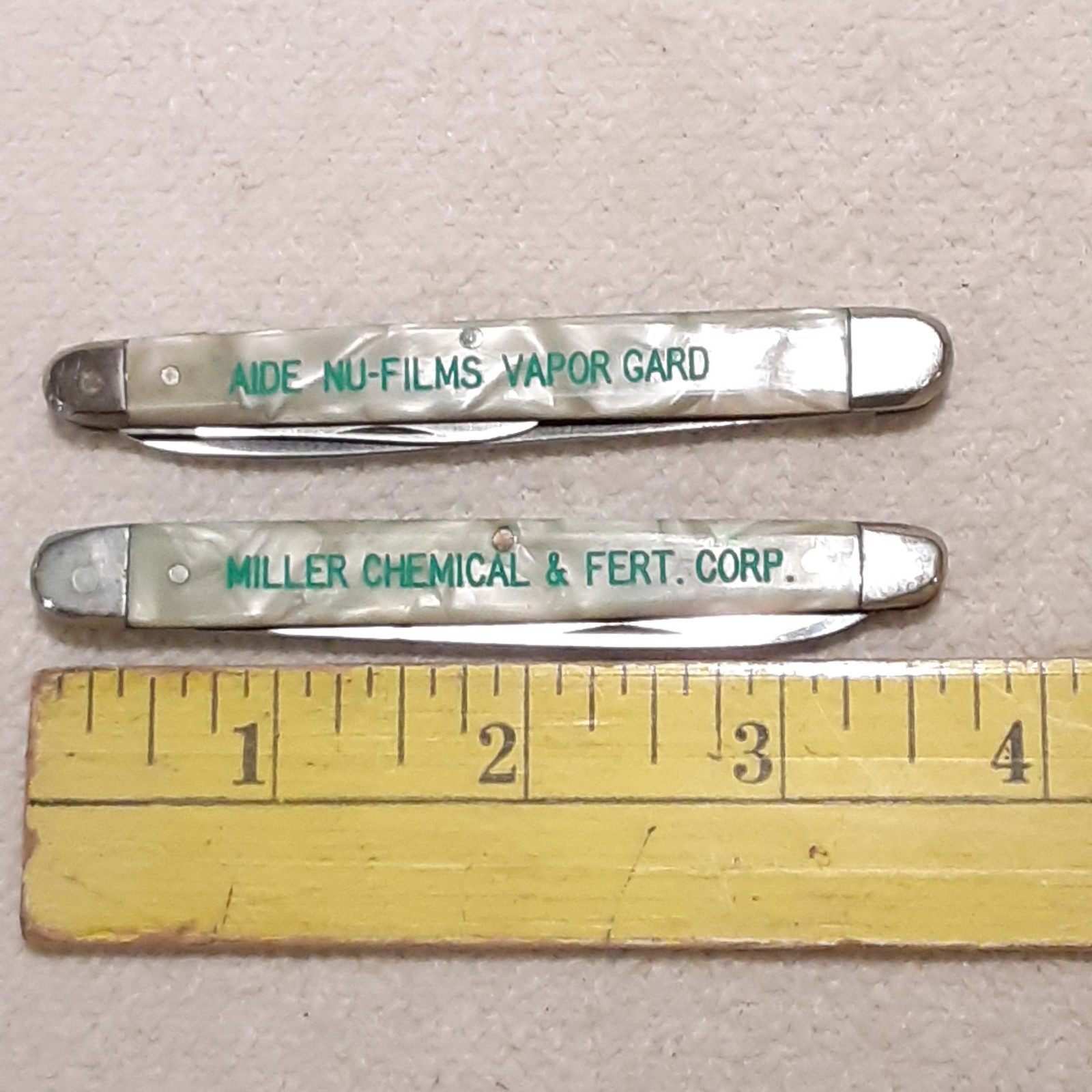 VINTAGE MURCOTT GERMANY ADVERTISING POCKET KNIFE MILLER FERTILIZER CORP BALTO MD