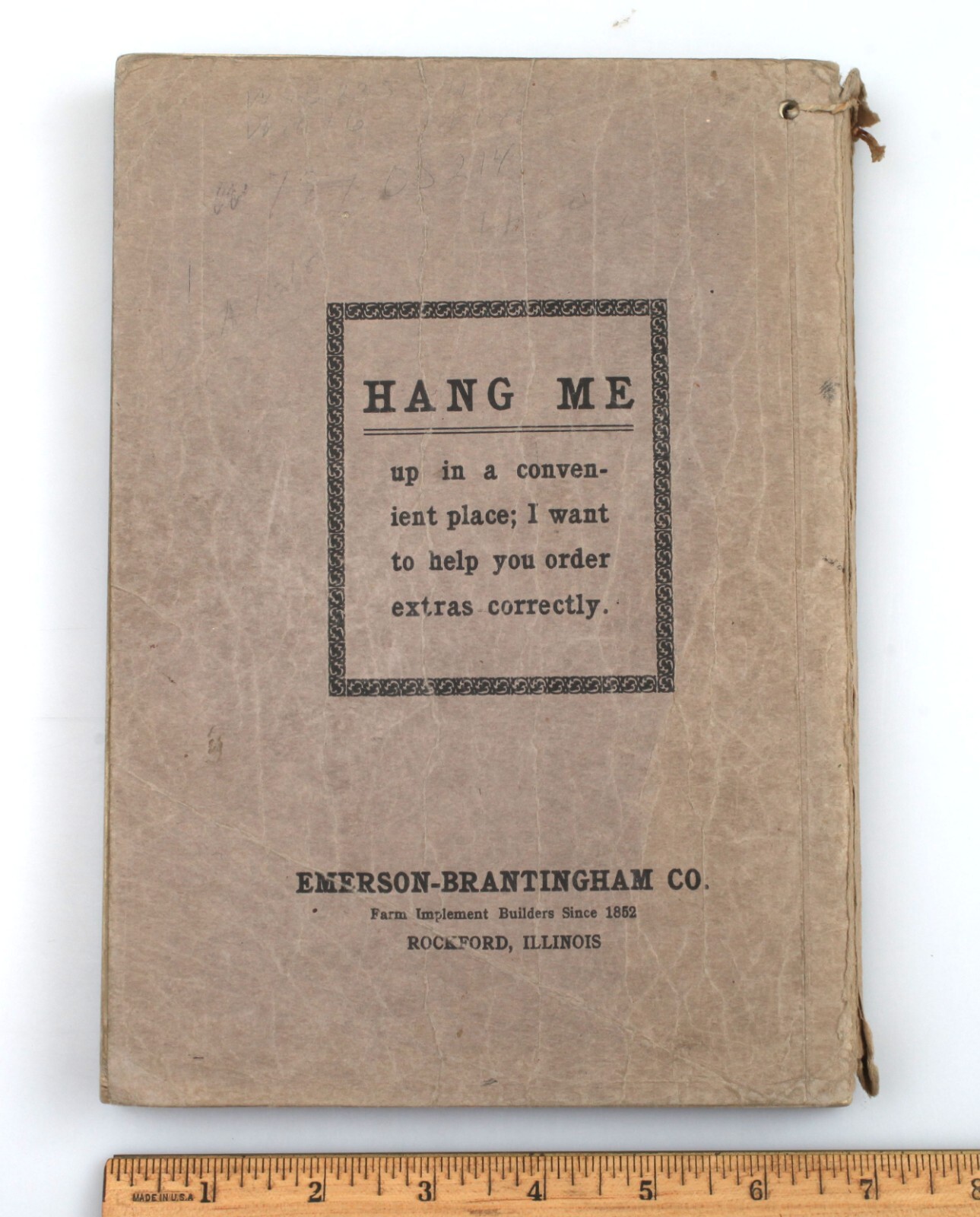 Vintage 1910-11 Emerson Brantingham Farm Implement Catalog and Price List