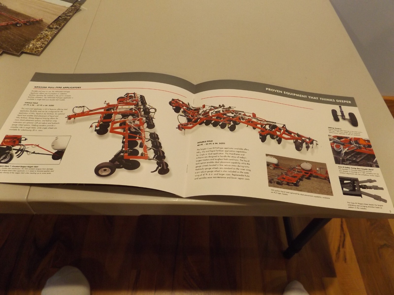 CASE-IH NPX5300 FERTILIZER APPLICATORS, LIT #CIH7140501 2005