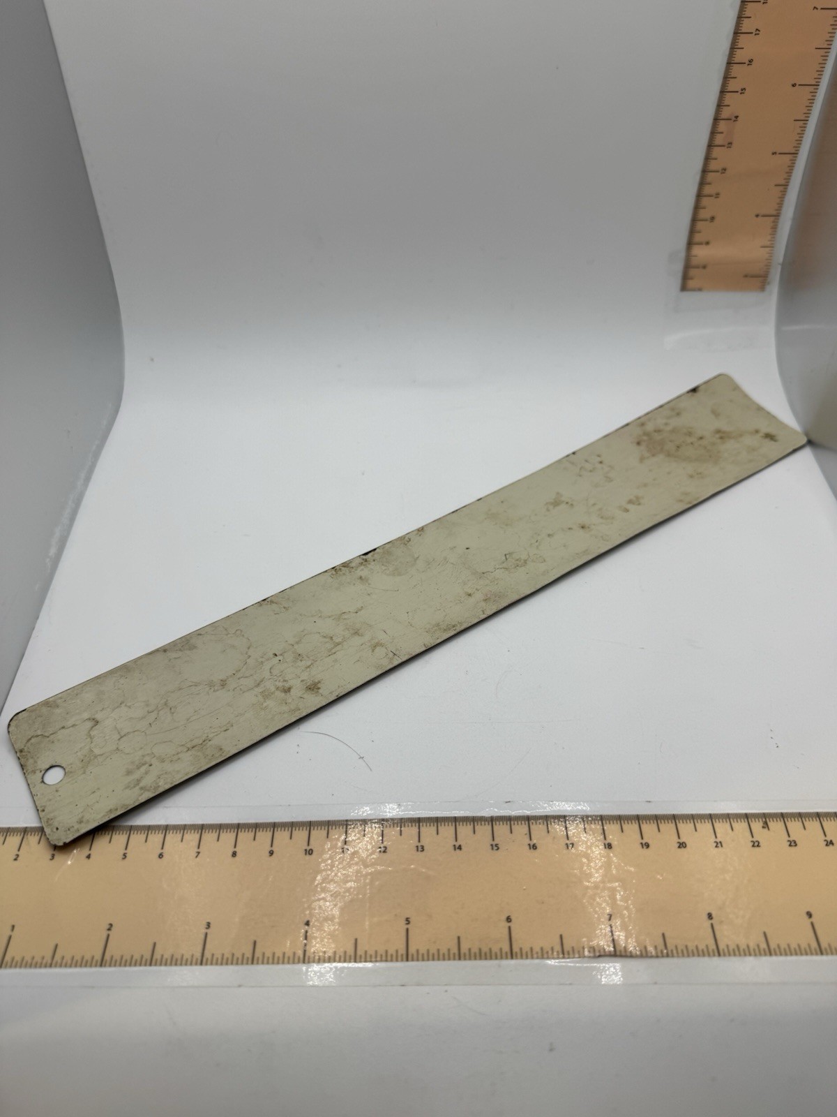 Vintage Gehl Bros Manufacturing Co Metal Ruler – Advertising – West Bend WI