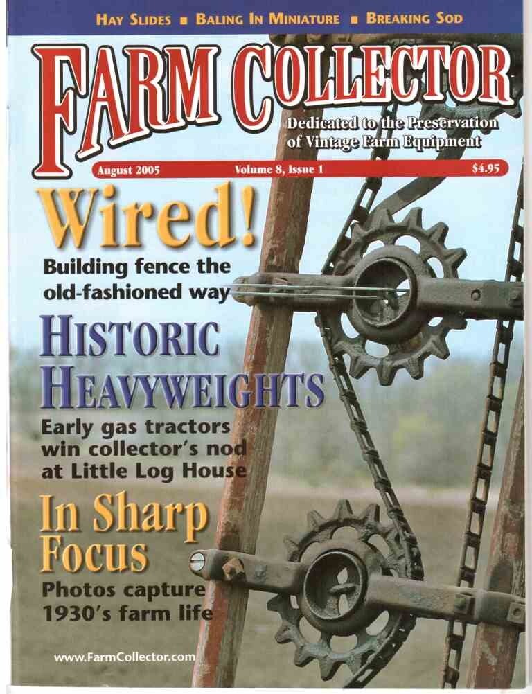 Fence making machines – Rumely tractor for Great Plains