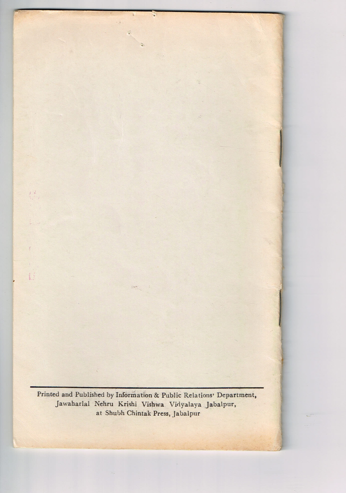 Vintage 1960s Farm Brochure India New Delhi Kitchen Gardening Hits