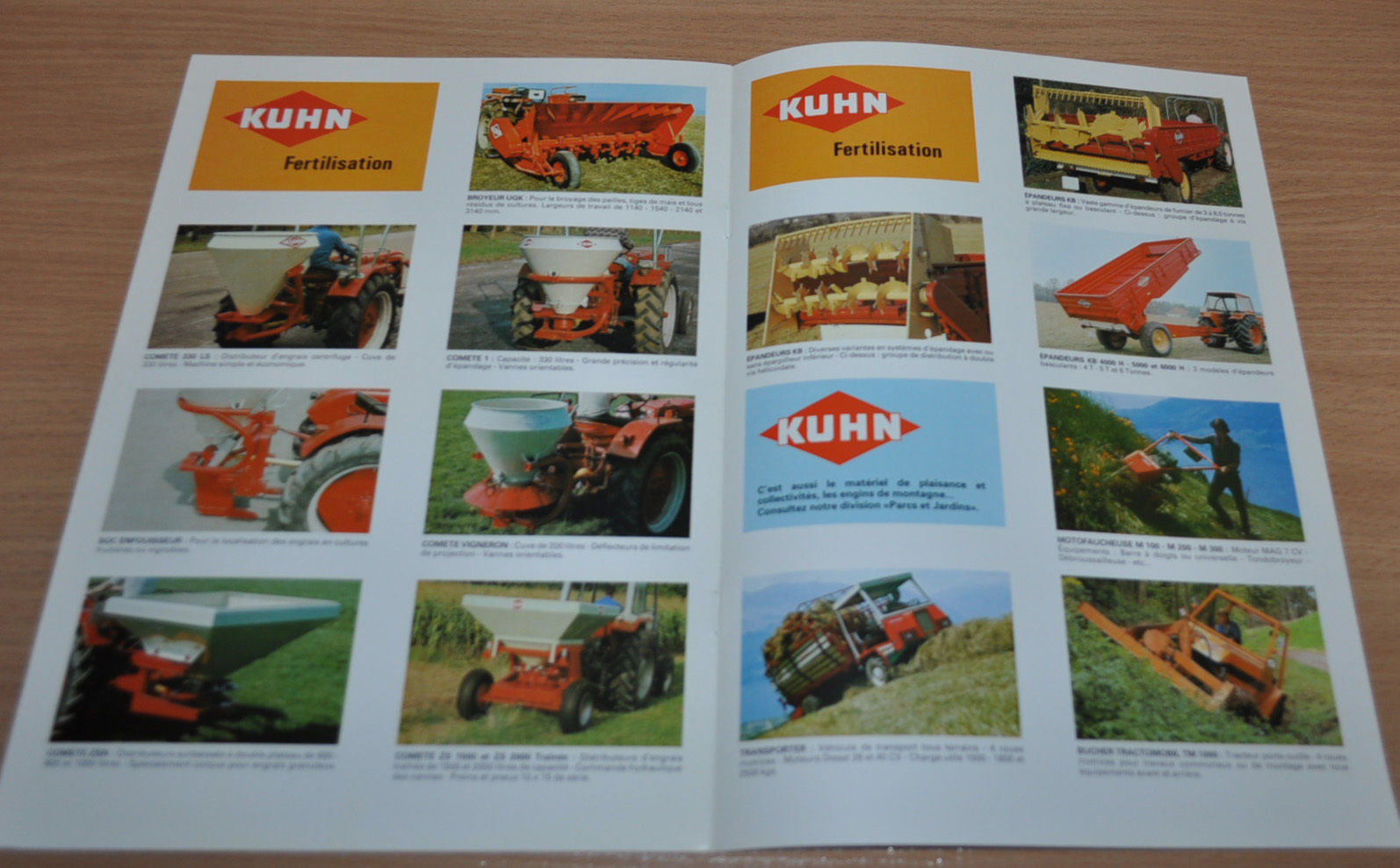 Kuhn Model Range Truck Agricultural Machinery Brochure Prospekt