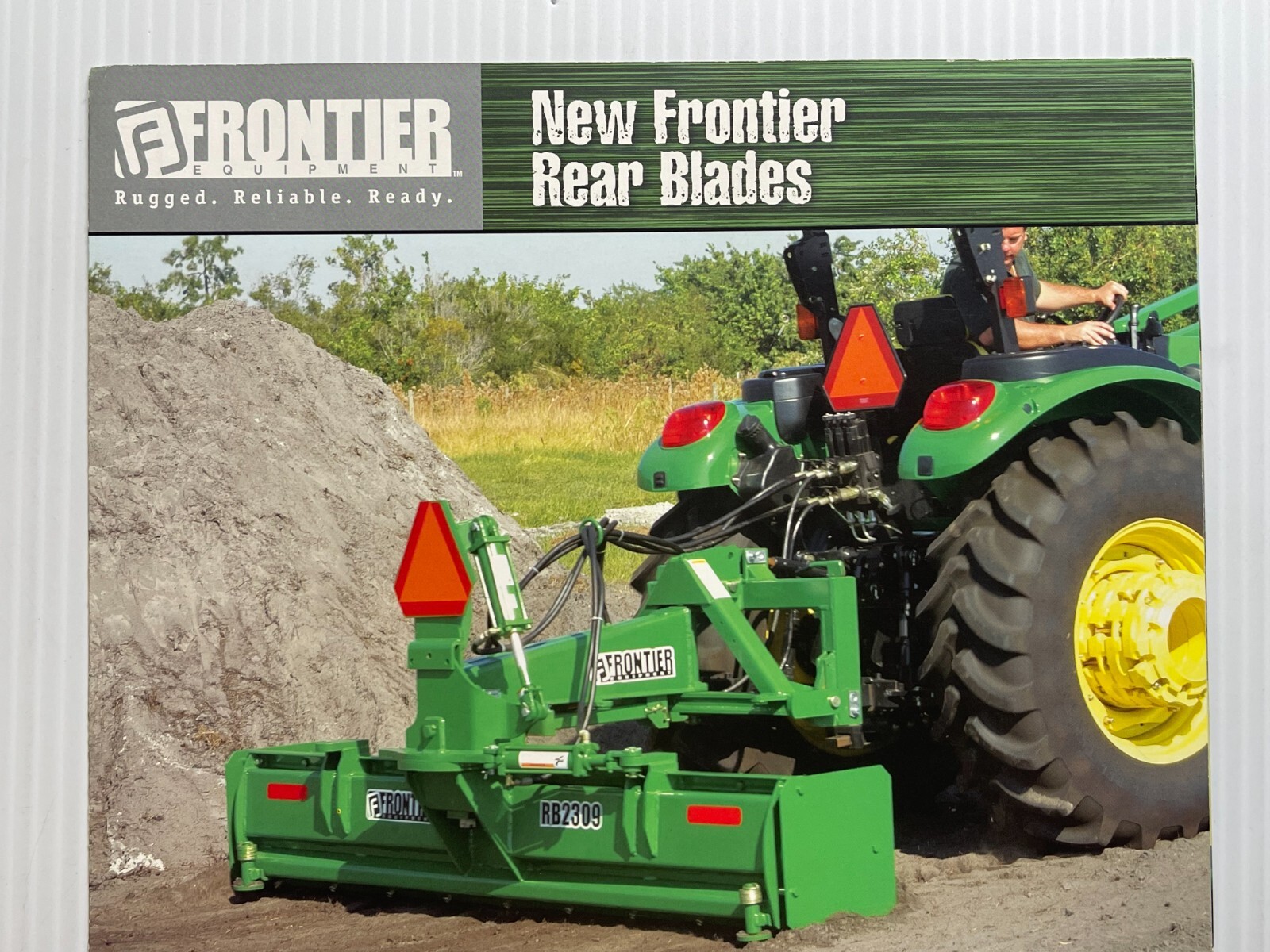 Frontier Equipment – New Rear Blades Sales Brochure *Original 2006*