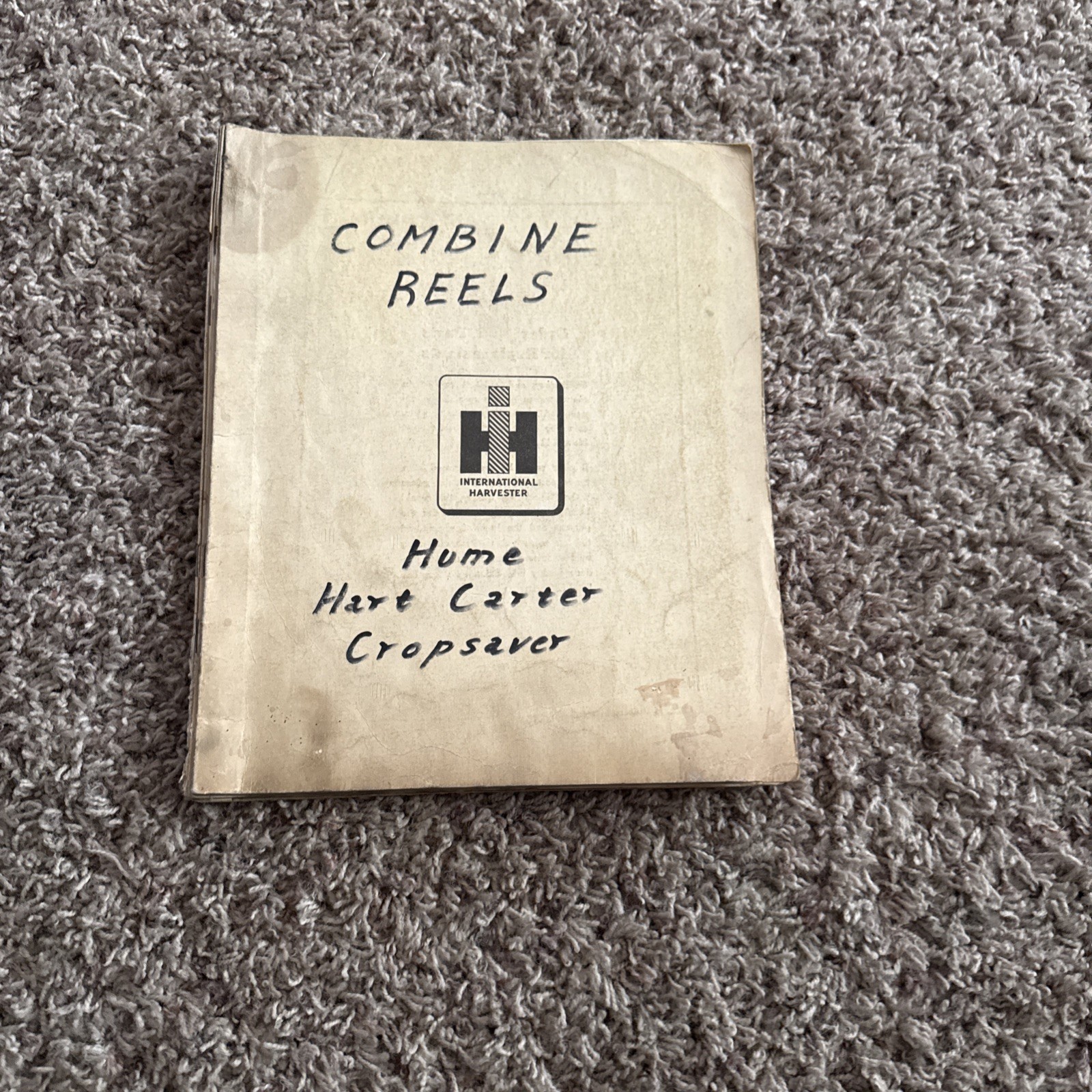 International Harvester Combine Reels Hume Co for Windrowers