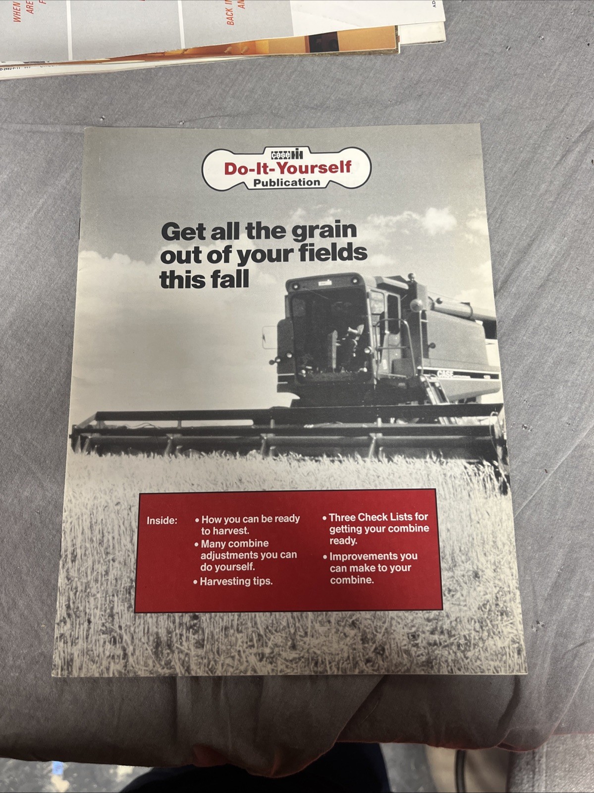 Lot Of 6 Vintage International & Case Brochures Combine, Tillage & Planting