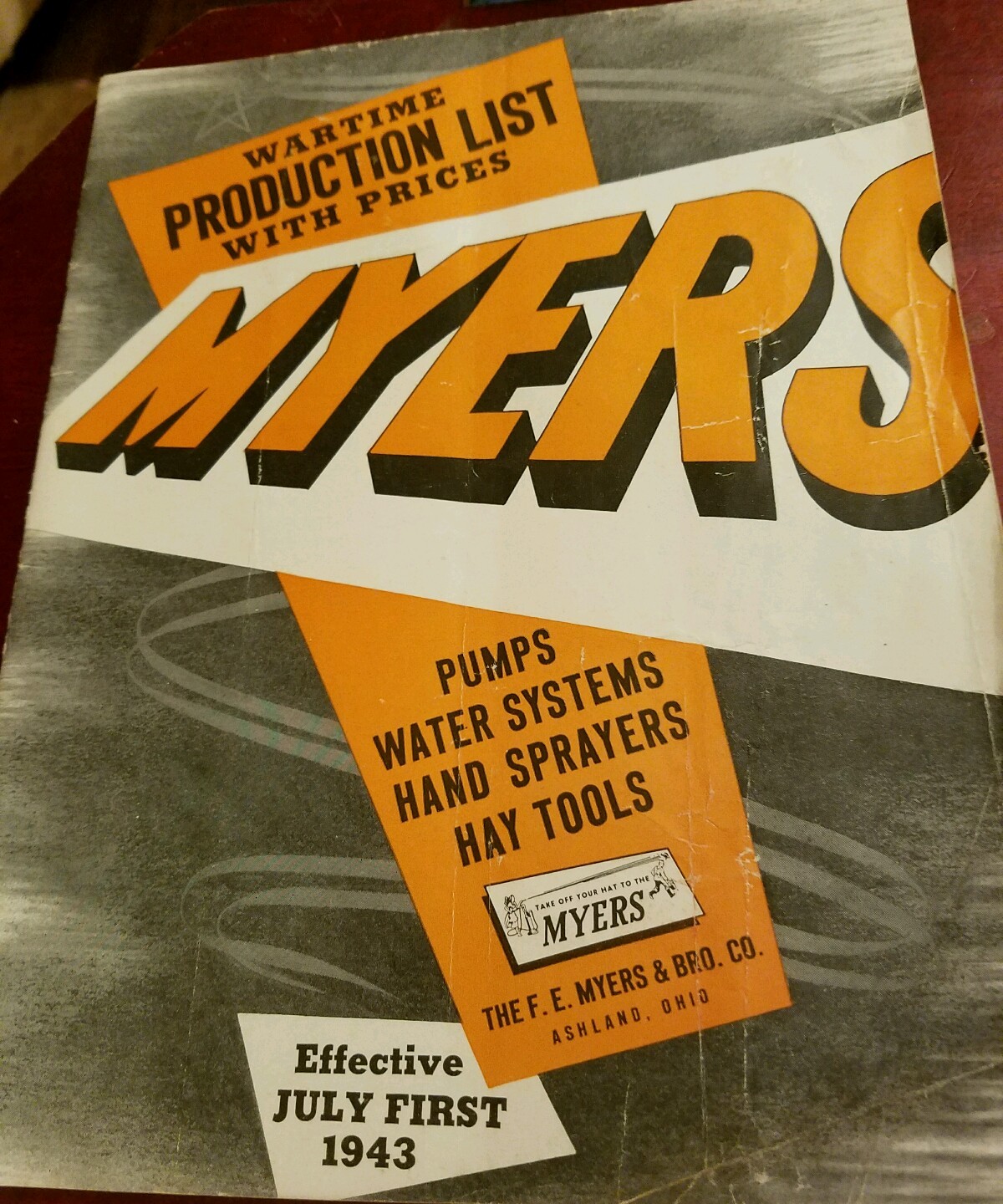 F.E.Myers & Bros.,Ashland,O.,Pumps,Sprayers,Hay Tools Catalog,1943