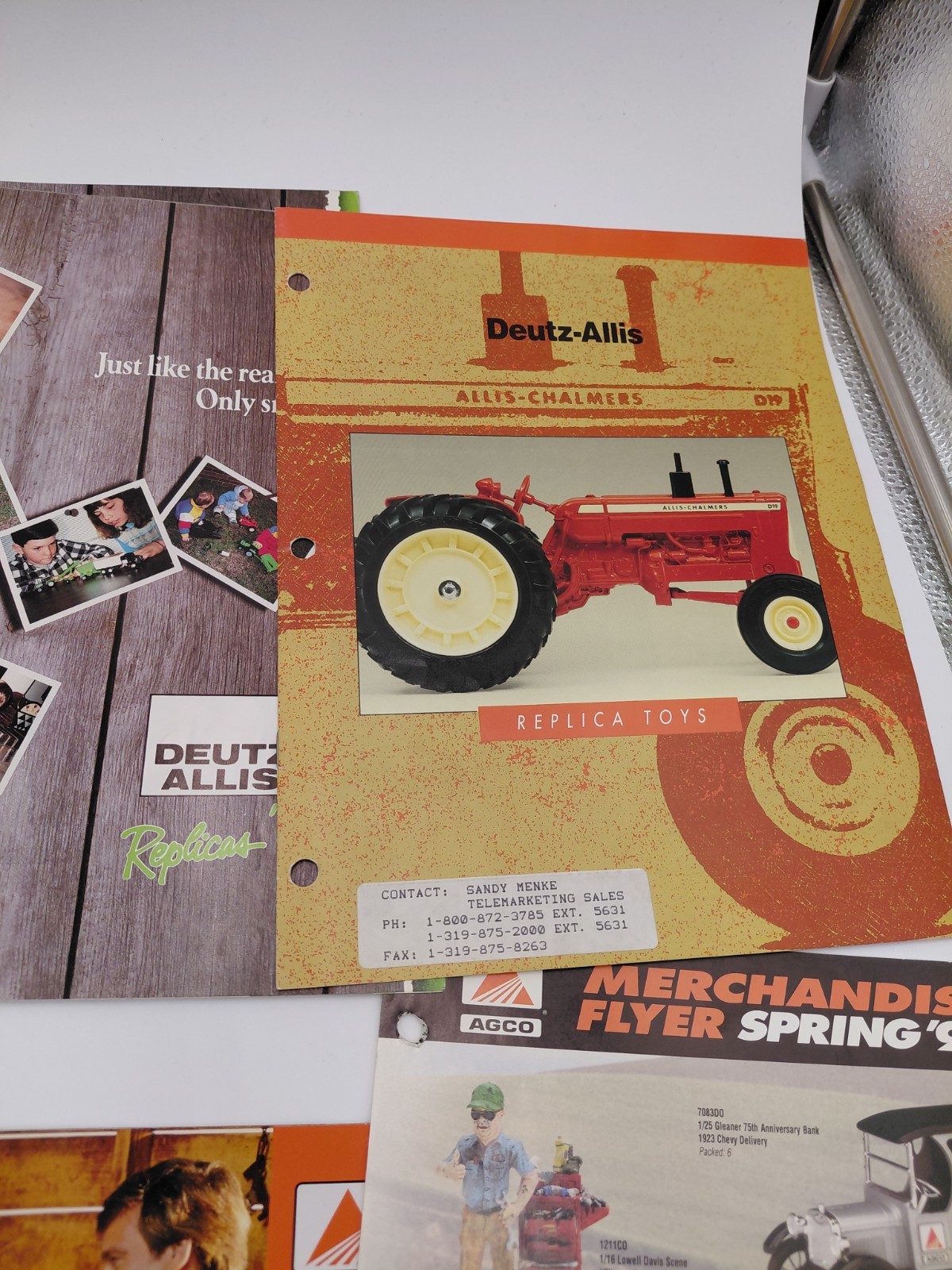 Lot Of 18 Vintage Ertl & Speccast Farm Toys Advertising Brochures 1990s & 2000s