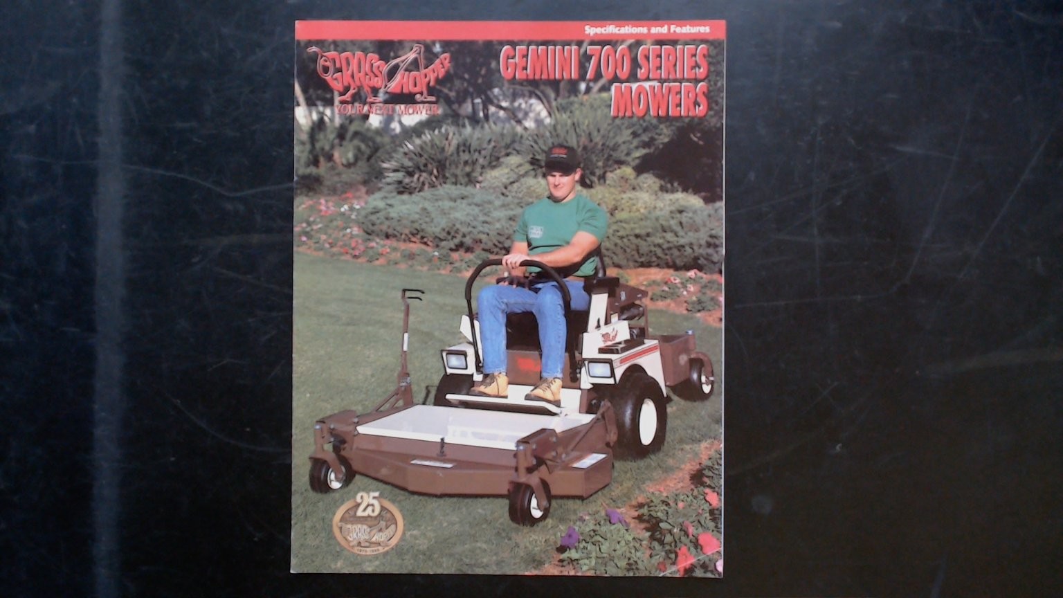 Grasshopper Gemini 700 Series Mowers Brochure Vintage Agricultural Advertising