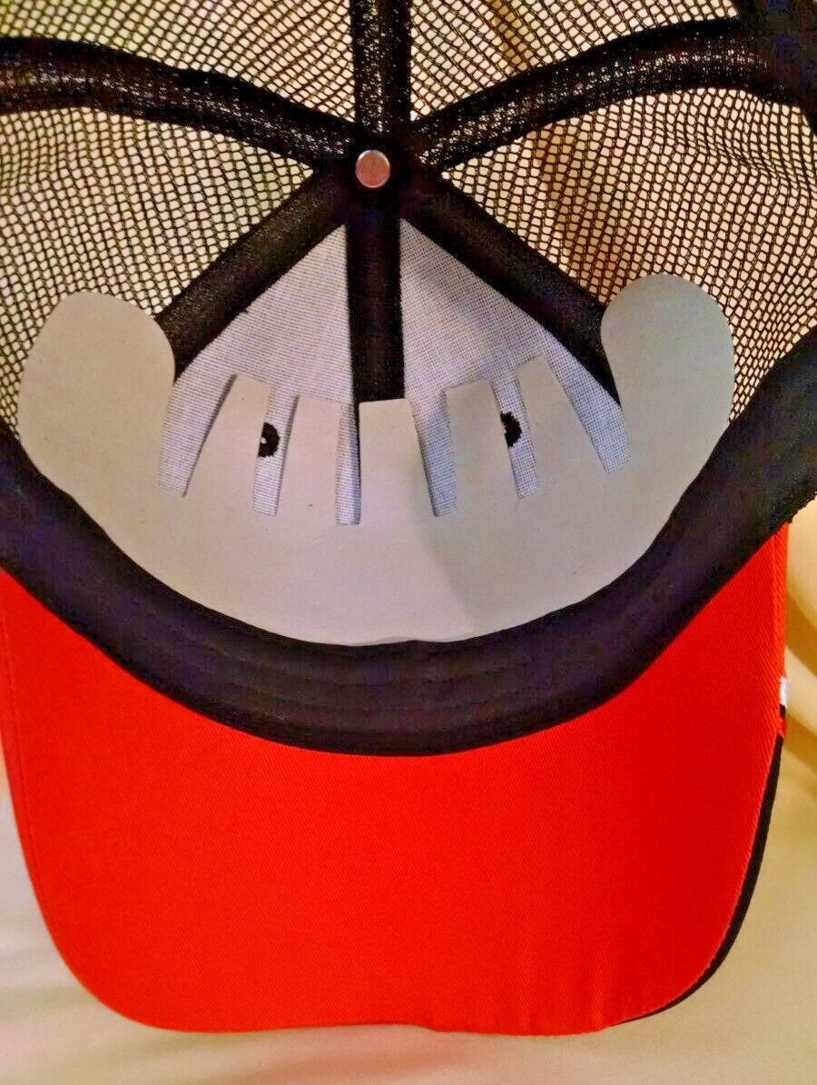 KUBOTA HAT BASEBALL CAP ORANGE BLACK NWOT MESH ADJ WOODSTOCK EQUIP VA K PRODUCTS