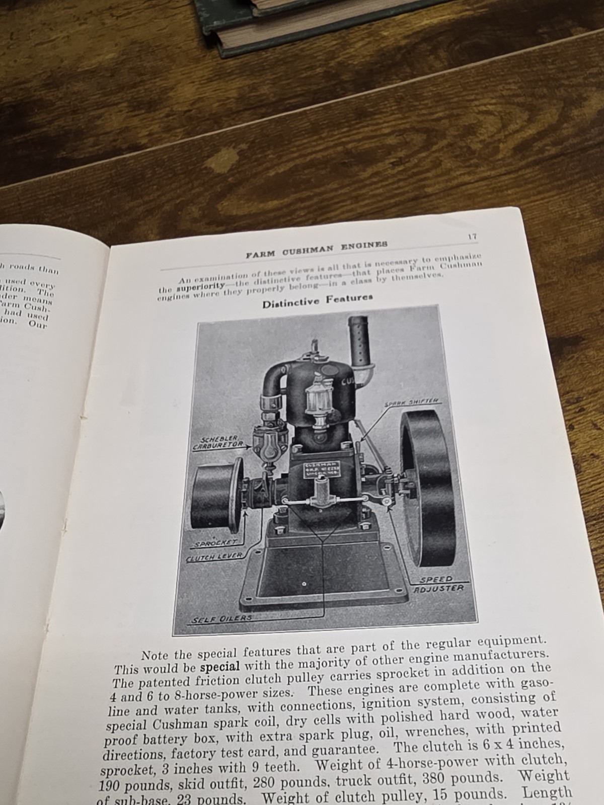 Original 1915 Cushman Motor Works Catalog Brochure Hit Miss Engine Lincoln