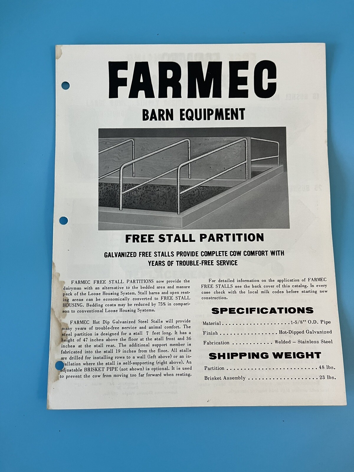 Vintage Set of 4 Farmec Buyers Guide.