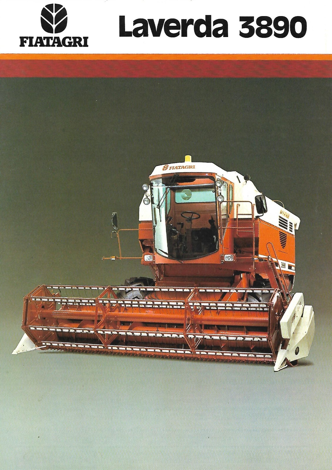 Farm Combine Data Sheet – Fiatagri – Laverda 3890 – Brochure FRENCH lang(F9065)