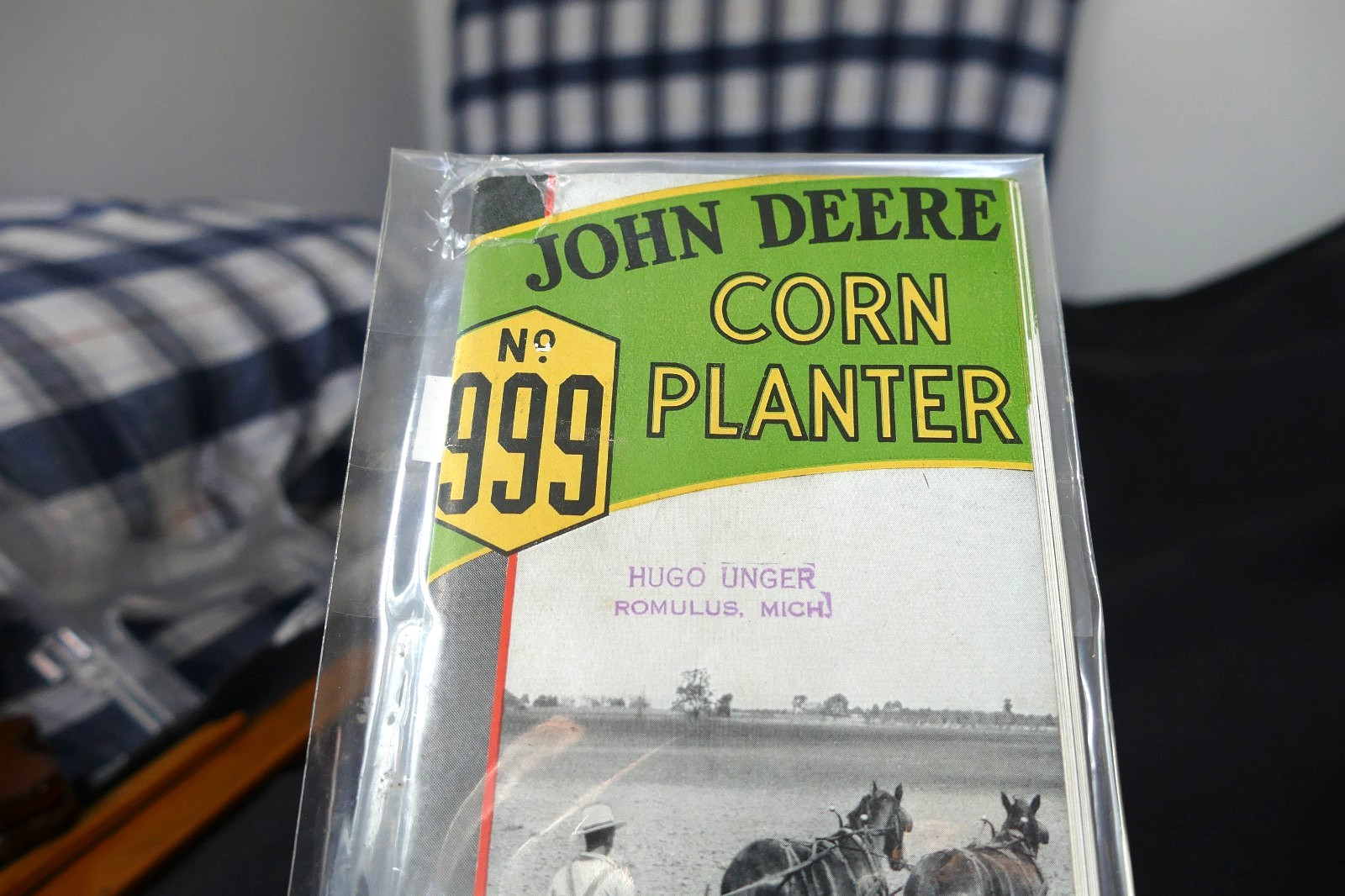 Genuine Circa 1937 John Deere No. 999 Corn Planter Planting Brochure Guide