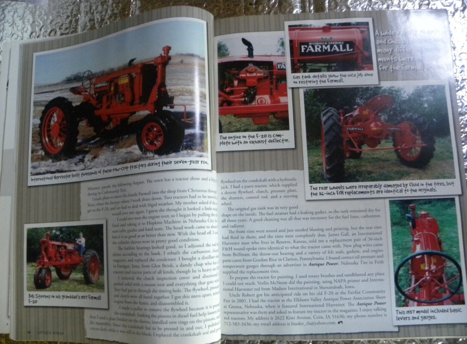ANTIQUE POWER Magazine July August 2008 The Birth of Massey Ferguson Part 3