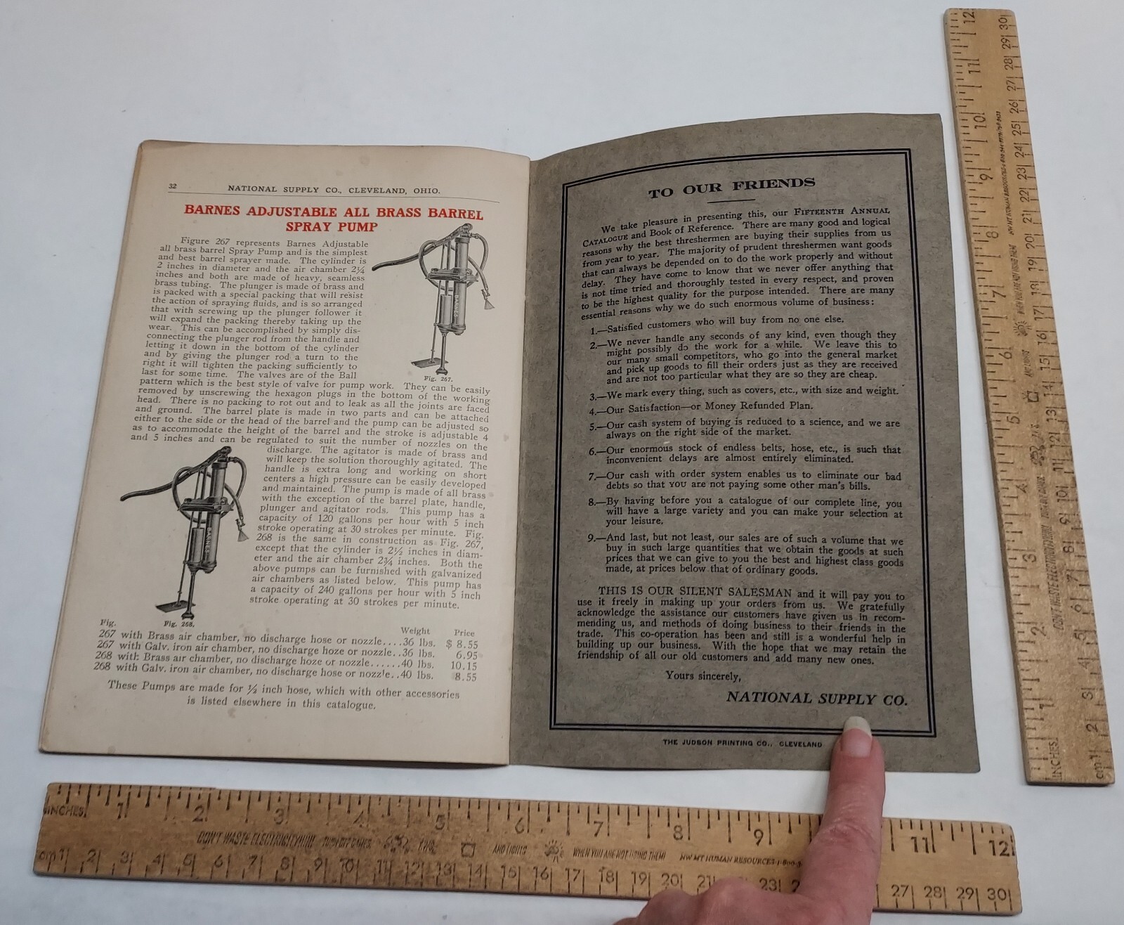 NATIONAL SUPPLY CO – Thresher and Mill Supplies – CATALOGUE No 72 -listing #7369