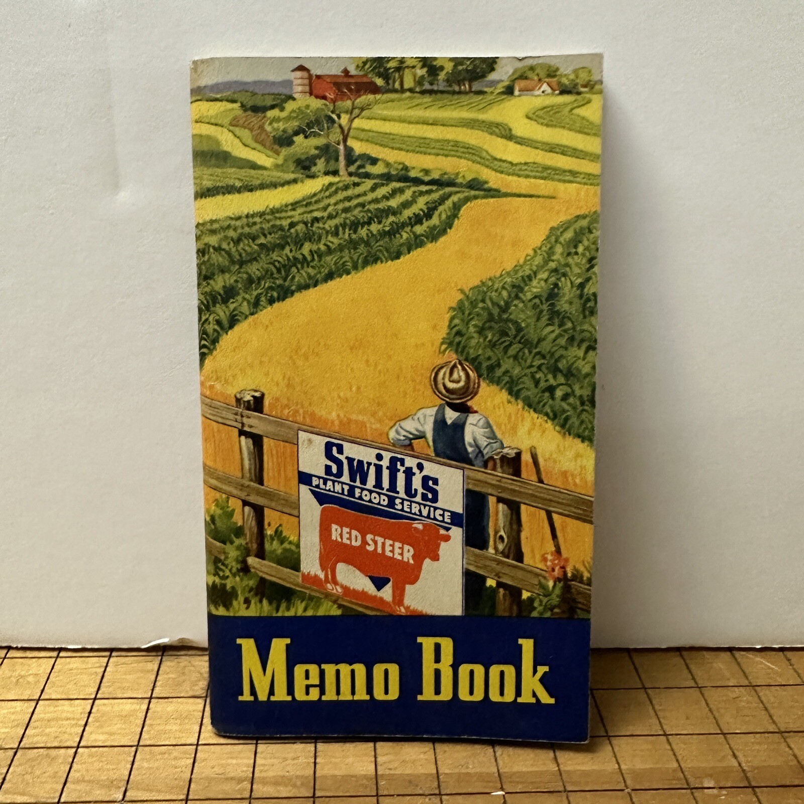 Vintage Advertising Swift&rsquo;s Plant Food Service Red Steer Memo Book