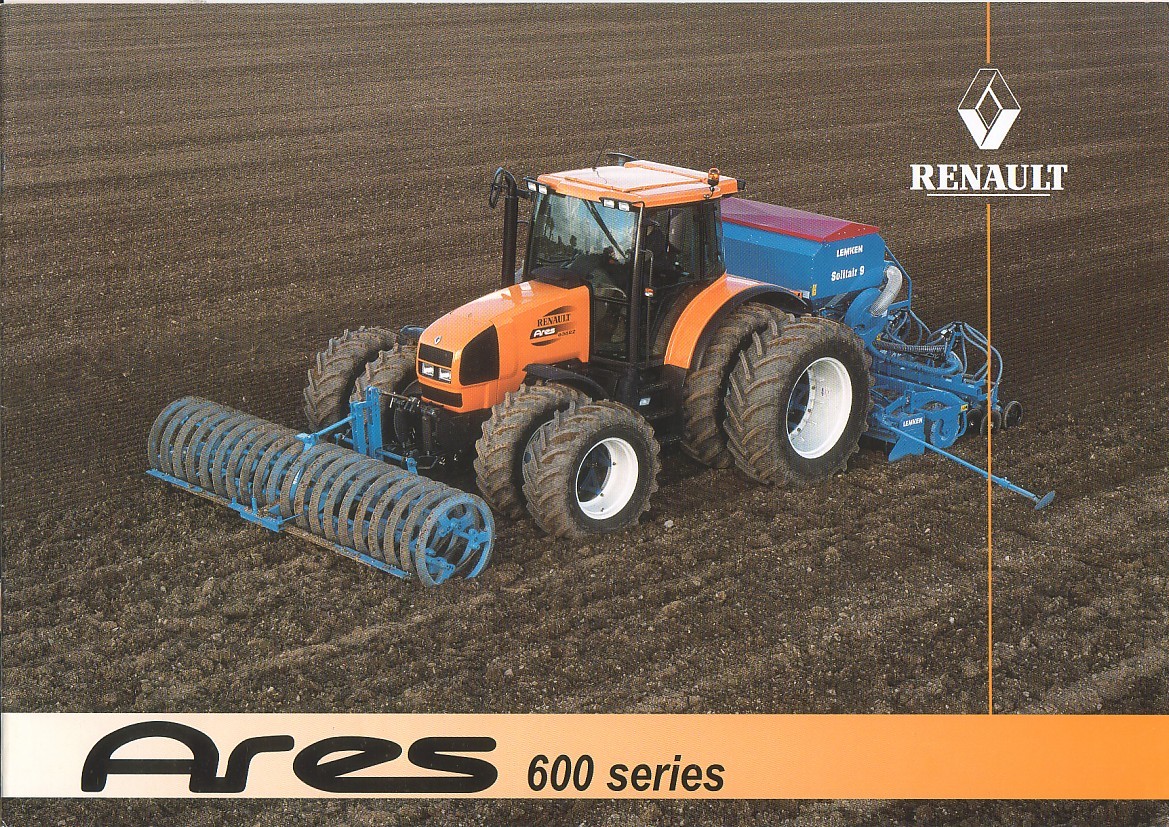 Farm Tractor Brochure – Renault – Ares – 600 series – 2002 (F1944)